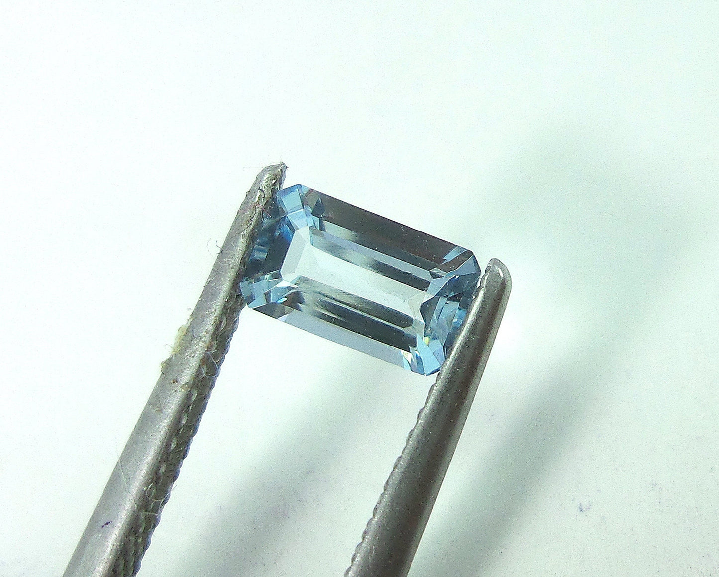Genuine Aquamarine Emerald Cut - Medium Blue Loose Gemstone, 7x4.3 mm, High Quality Aquamarine
