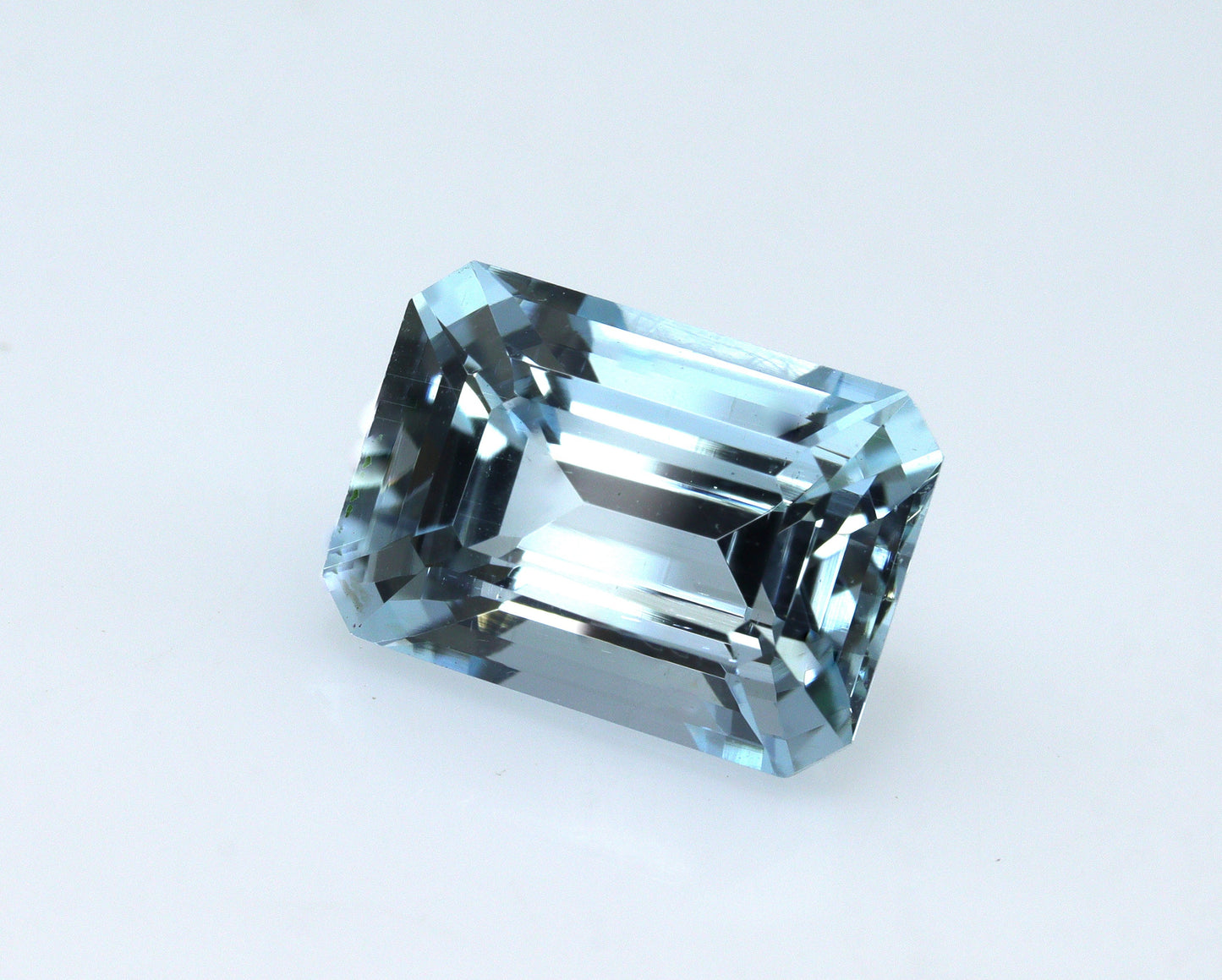 2.8 Ct Aquamarine Gem Emerald Cut | Loose Blue Aquamarine for Ring, Necklace | Custom Fine Jewelry Stone | Engagement Ring Gem | 9.9x7 mm