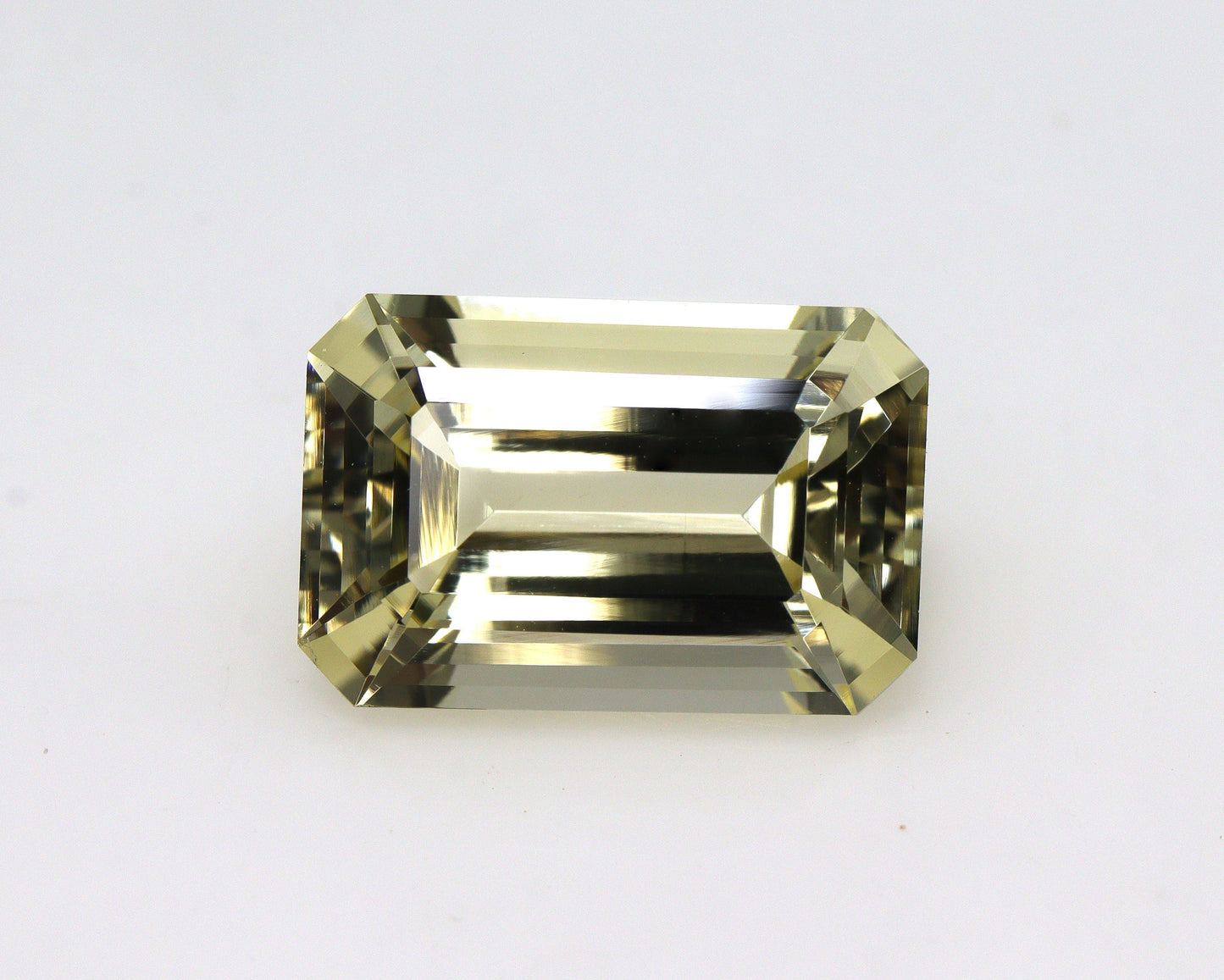 6.5 Ct Heliodor Emerald Cut – AAA Natural Golden Beryl Gemstone, Step Cut Yellow Beryl, Lustrous Yellow Stone for Ring or Pendant