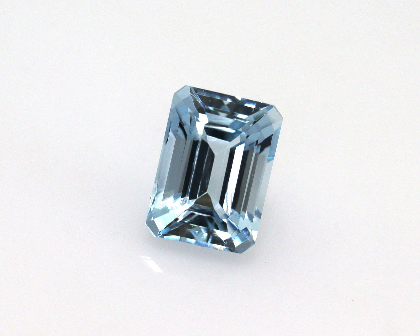 Natural Aquamarine Emerald Cut 7x5 mm, Medium Blue AAA Gemstone, Loose Aquamarine for Necklace or Ring, March Birthstone Stone