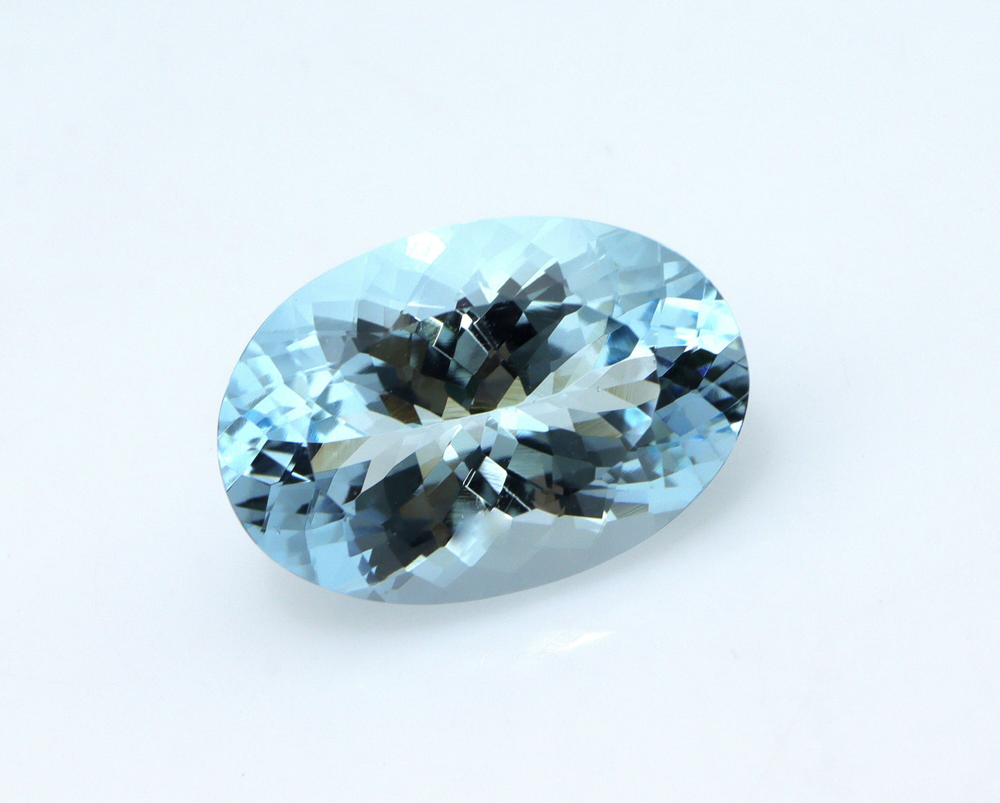 Big Blue Aquamarine 9.7 Ct, Natural Oval Cut AAA+ Quality, Saturated Sea Blue • No Heat • Loupe Clean Gemstone for Pendant/Ring