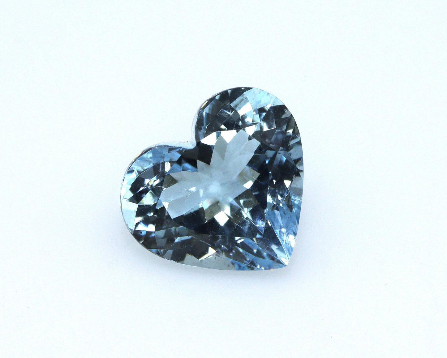 4.5 Ct AAA Natural Aquamarine Heart Cut | High Grade Unheated Aquamarine | Heart Shape Gemstone for Engagement Ring or Pendant