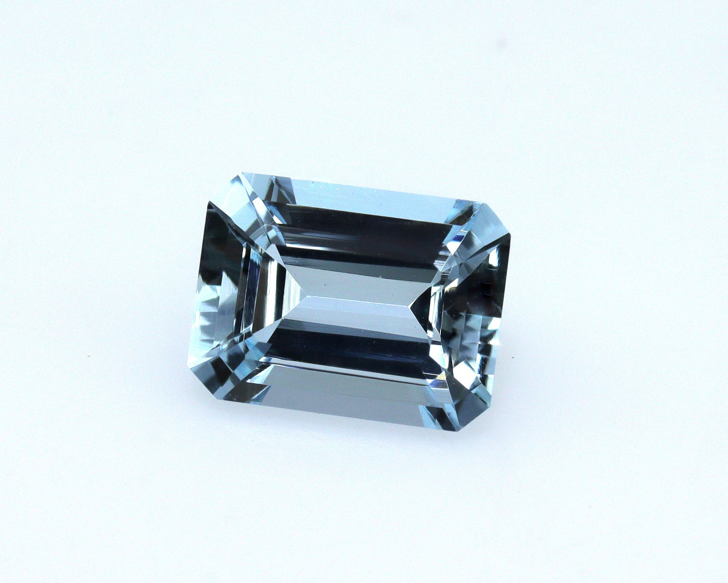 1.5 Ct Natural Aquamarine Emerald Cut | 8.3x6.3mm AAA Gemstone, Eye Clean Aquamarine for Ring or Necklace, March Birthstone, Ring Making Gem