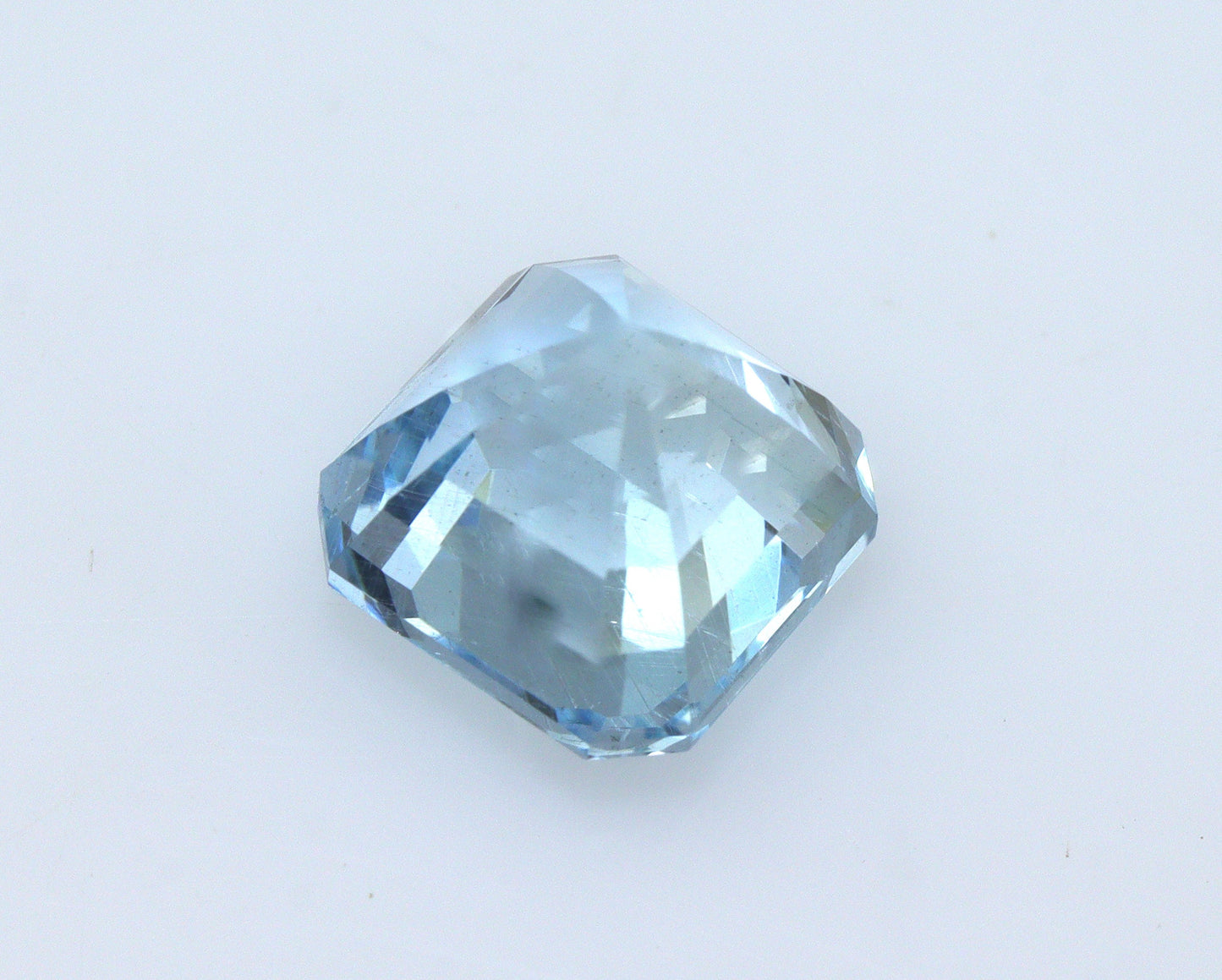2 Ct Natural Aquamarine Asscher Cut, 7mm Square Blue Gemstone, Loose Aquamarine for Ring, Pendant, March Birthstone, Square Blue Gem
