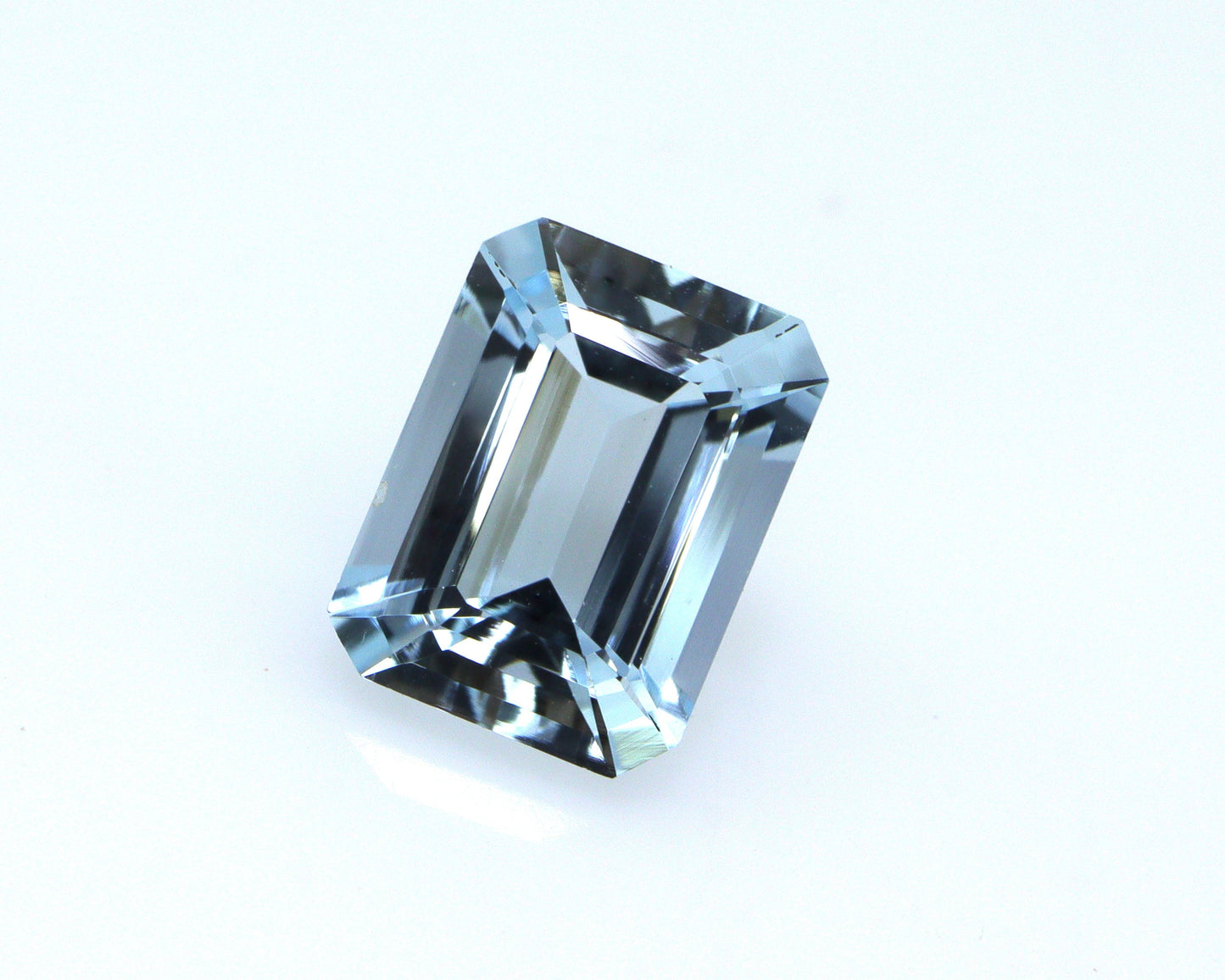 1.5 Ct Natural Aquamarine Emerald Cut | 8.3x6.3mm AAA Gemstone, Eye Clean Aquamarine for Ring or Necklace, March Birthstone, Ring Making Gem