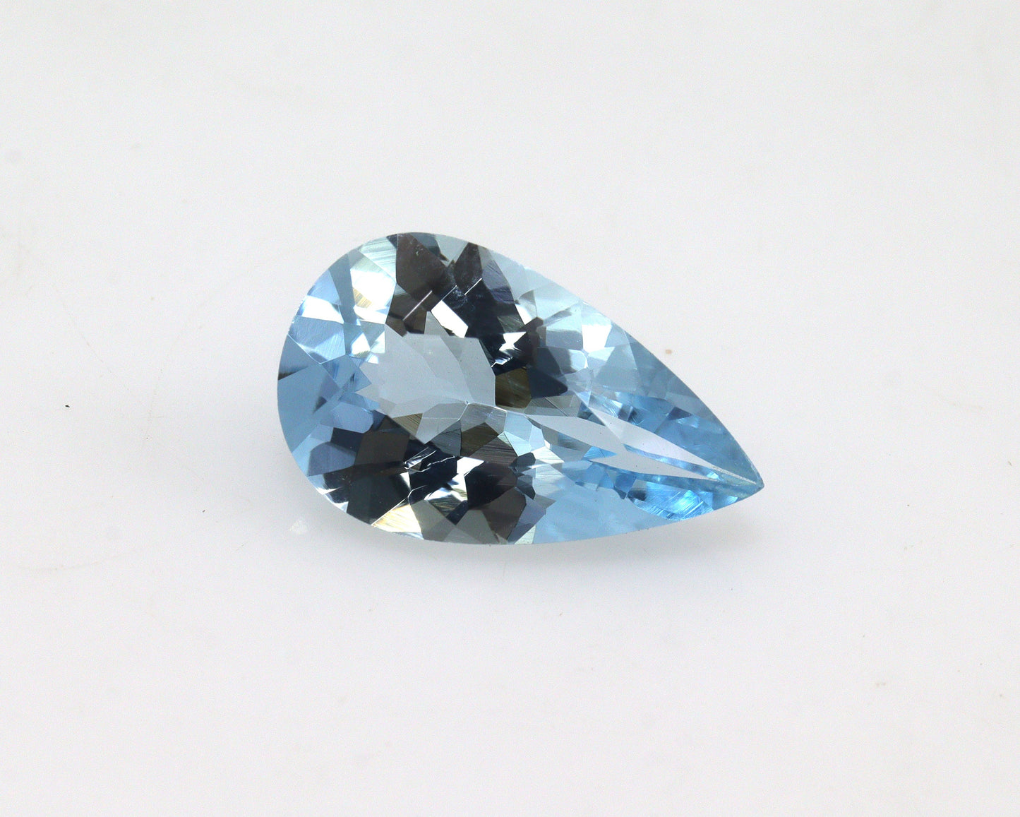 2.58 Ct Natural AAA+ Aquamarine Pear Cut 13.3x8 mm | Loose Blue Aquamarine Gem for Pear Ring, Pendant, Necklace