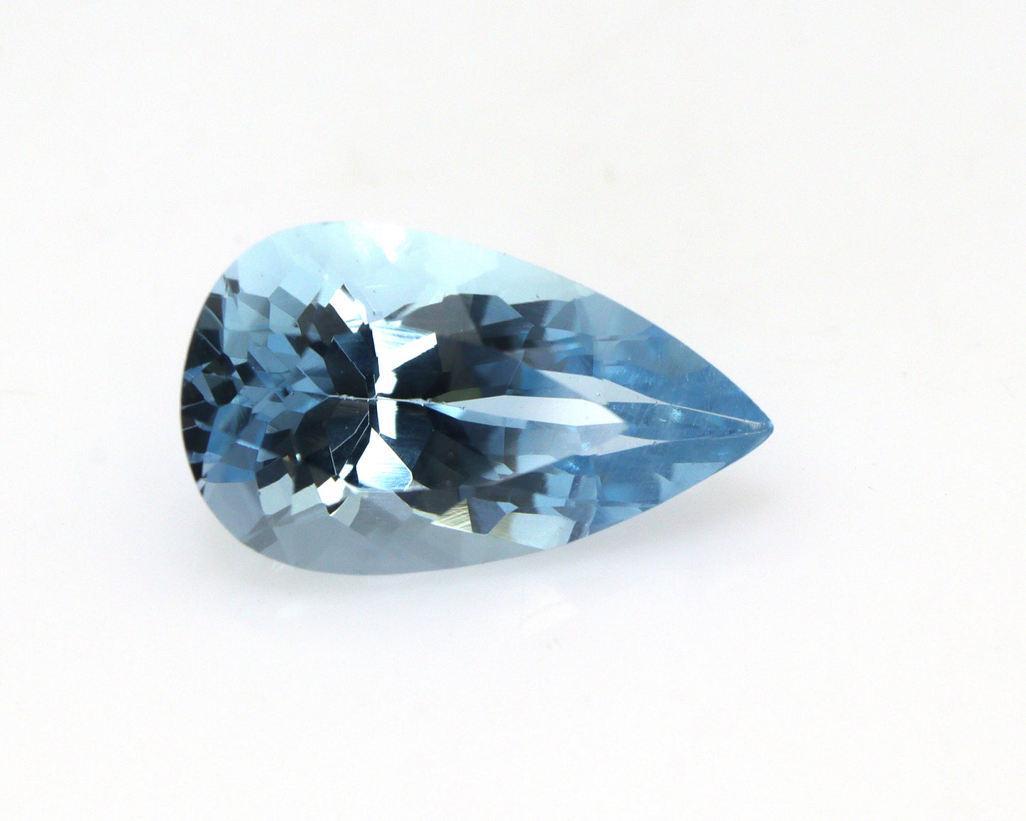 TOP Blue! 1.8 Ct Natural Dark Aquamarine Pear Cut – Deep Blue AAA | 11×6.6 mm Loupe Clean | Unheated & Untreated | Engagement Ring Stone