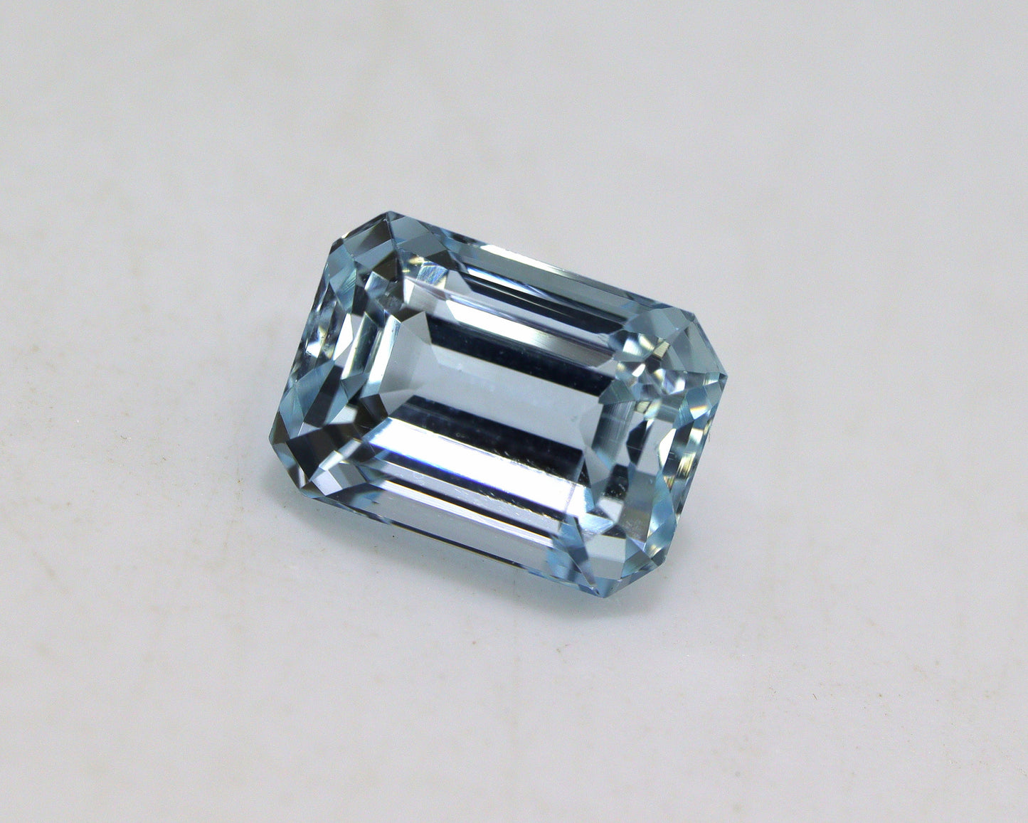 2 Ct AAA Natural Aquamarine | Emerald Cut Loose Gem | Light Blue | Eye Clean to VVS | East West Ring Gem | Birthday & Christmas Gift