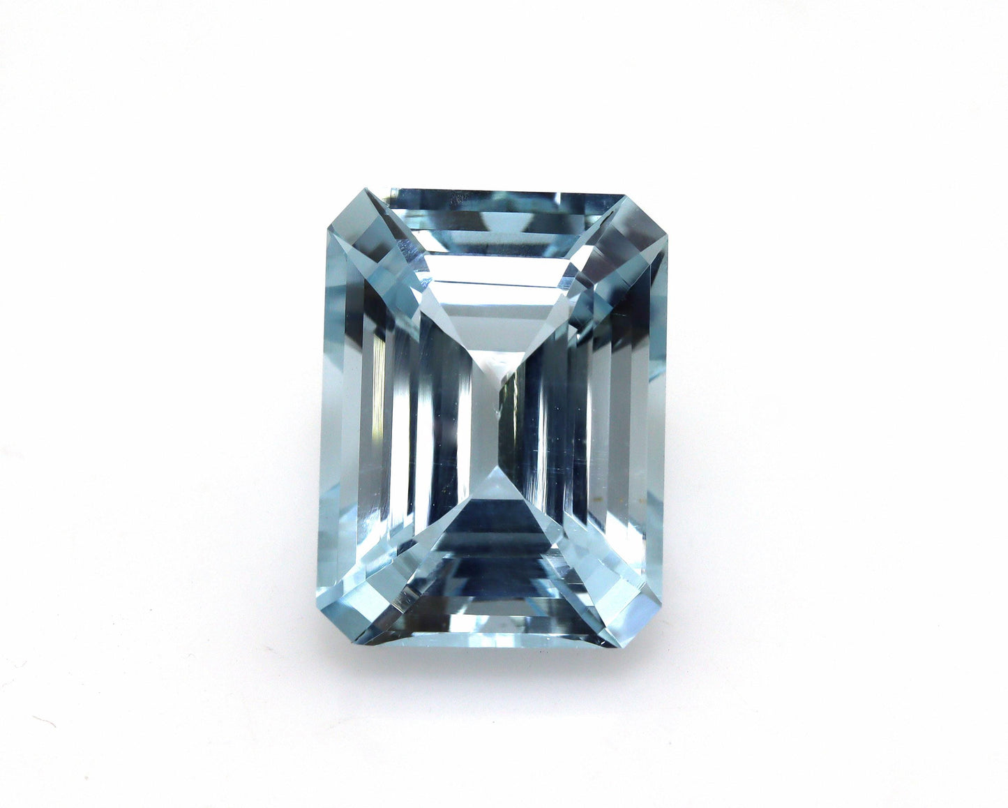 Natural Aquamarine Emerald Cut Gemstone, 8.1 Ct March Birthstone, Custom Made Fine Jewelry, Engagement Ring Stone, 14x10.5x8.2 mm, Big Gem