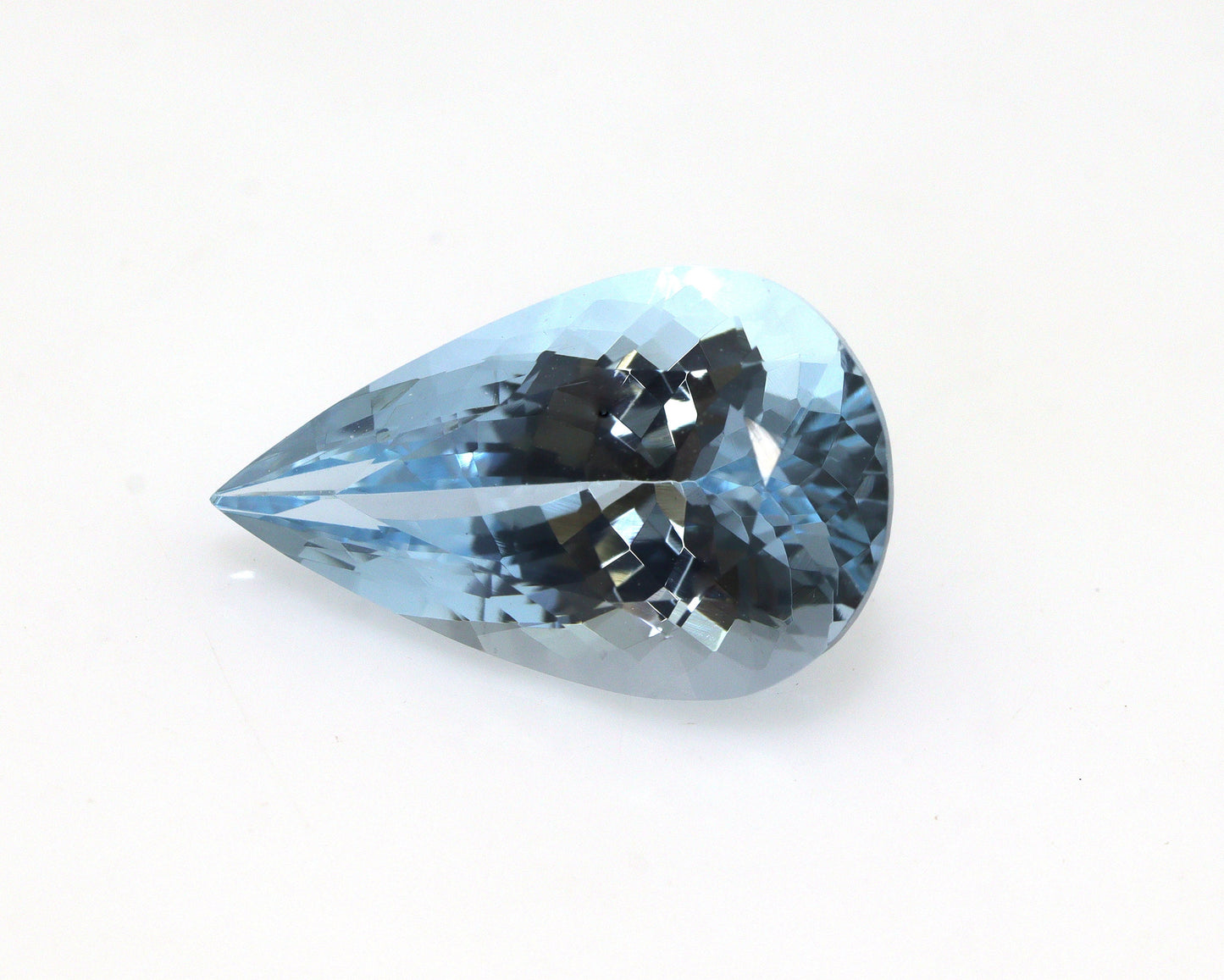 5 Ct Natural Aquamarine Pear Cut • AAA+ Medium–Dark Blue Aquamarine • Big Gemstone for Ring • Unheated Statement Aquamarine