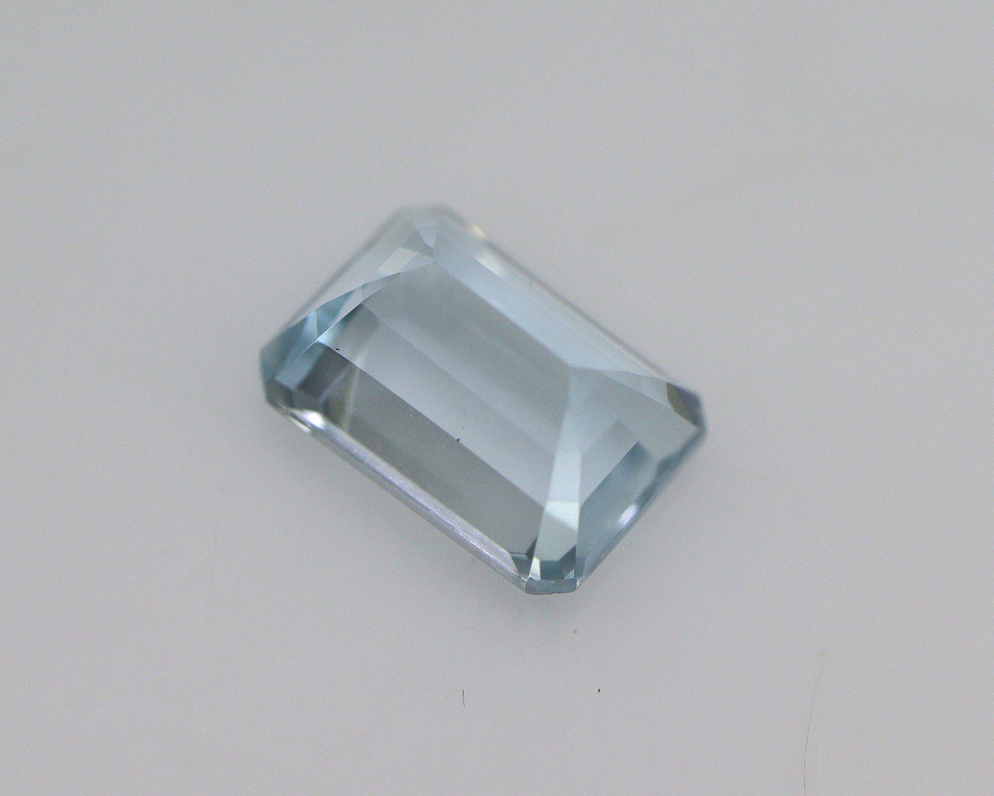 2.25 Ct Natural Aquamarine Emerald Cut | AAA Eye-Clean Blue Aquamarine Gemstone | Loose March Birthstone for Engagement Ring