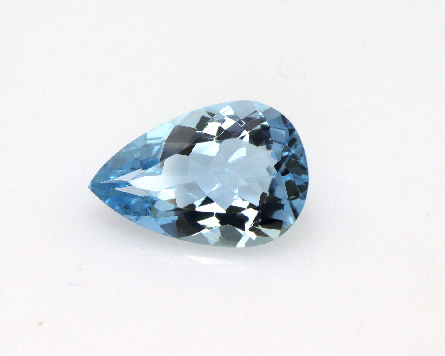 1.77 Ct Aquamarine Pear Cut, 10.8x7.1 mm Natural Blue Gemstone, AAA Eye Clean Aquamarine, March Birthstone for Engagement Ring