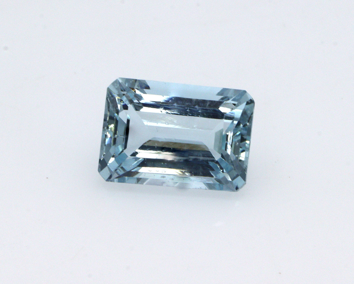 1.5 Cts Natural Aquamarine Emerald Cut 8x5.6 mm Aquamarine Octagon, Emerald Cut Ring, Excellent Cut Grade Aquamarine Gemstone, Good for Ring