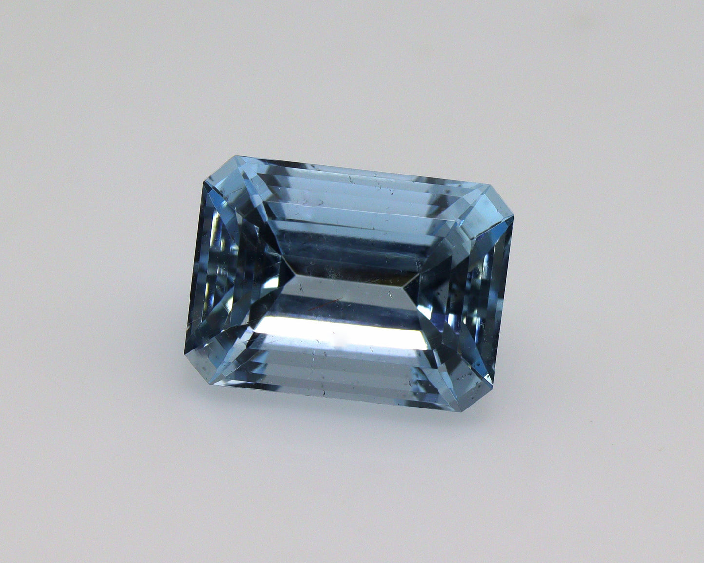 4.8 Ct Emerald Cut Aquamarine | 11.4x8.4 mm Natural Sea Blue Gemstone For Solitaire Ring or Aquamarine Pendant