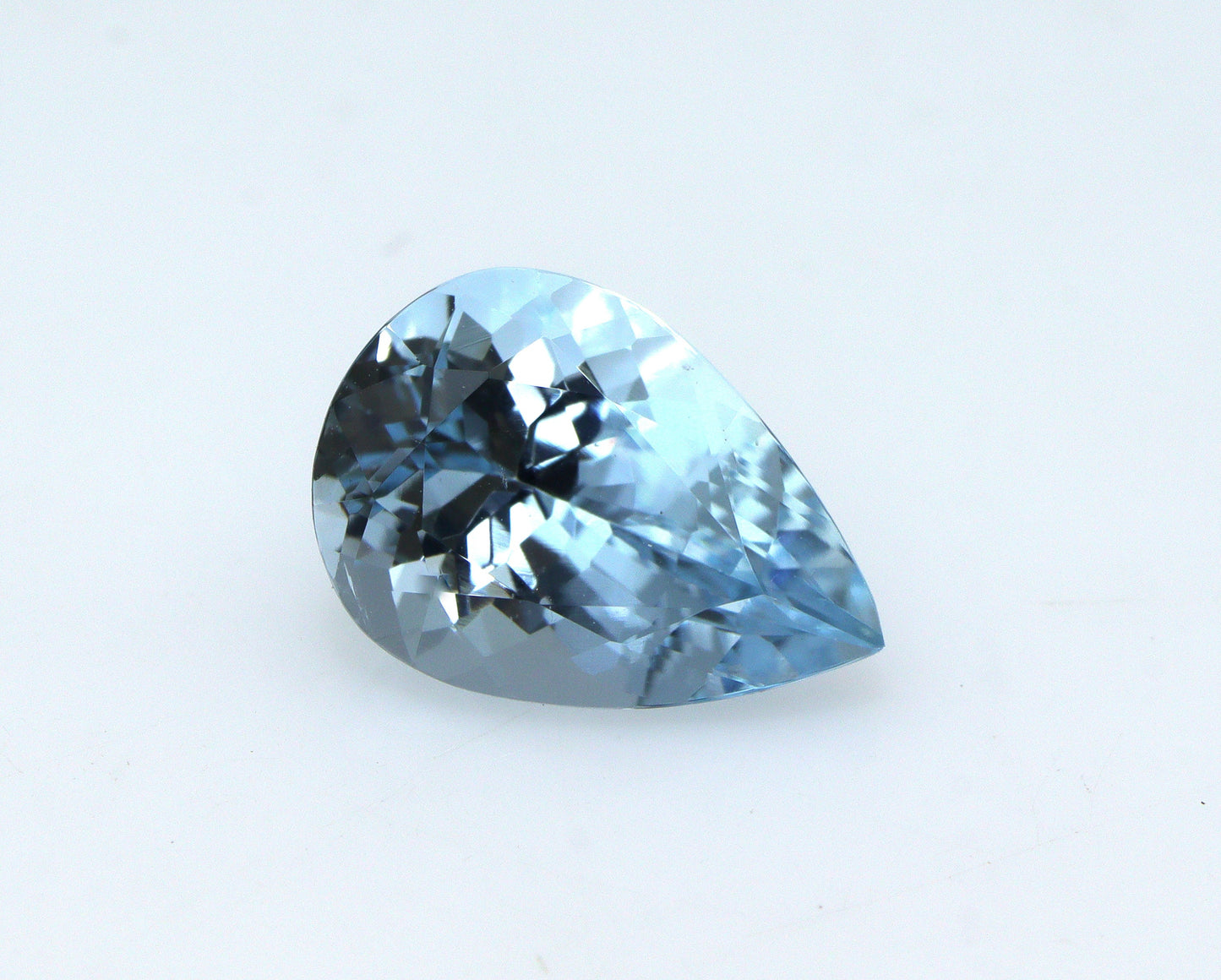 2.28 Ct Natural Aquamarine Pear Cut 10.9x7.7 mm, Medium Blue Loose Gemstone, Eye Clean March Birthstone, Fine Jewelry Aquamarine
