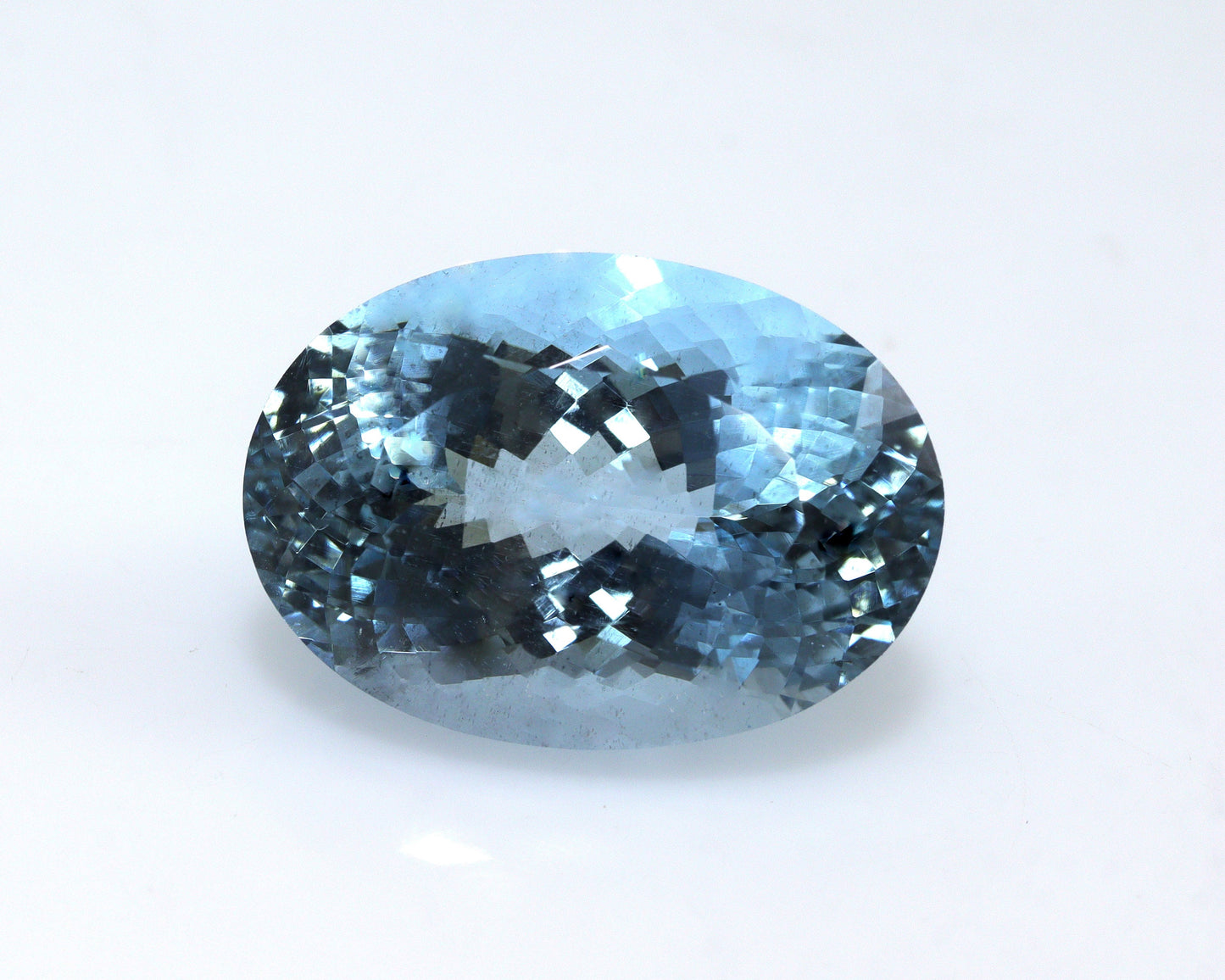 EXCLUSIVE 12.8 Cts AAA+ Natural Aquamarine – Rare Dark Blue Oval | Micro-Faceted | Highly Lustrous Big Gemstone