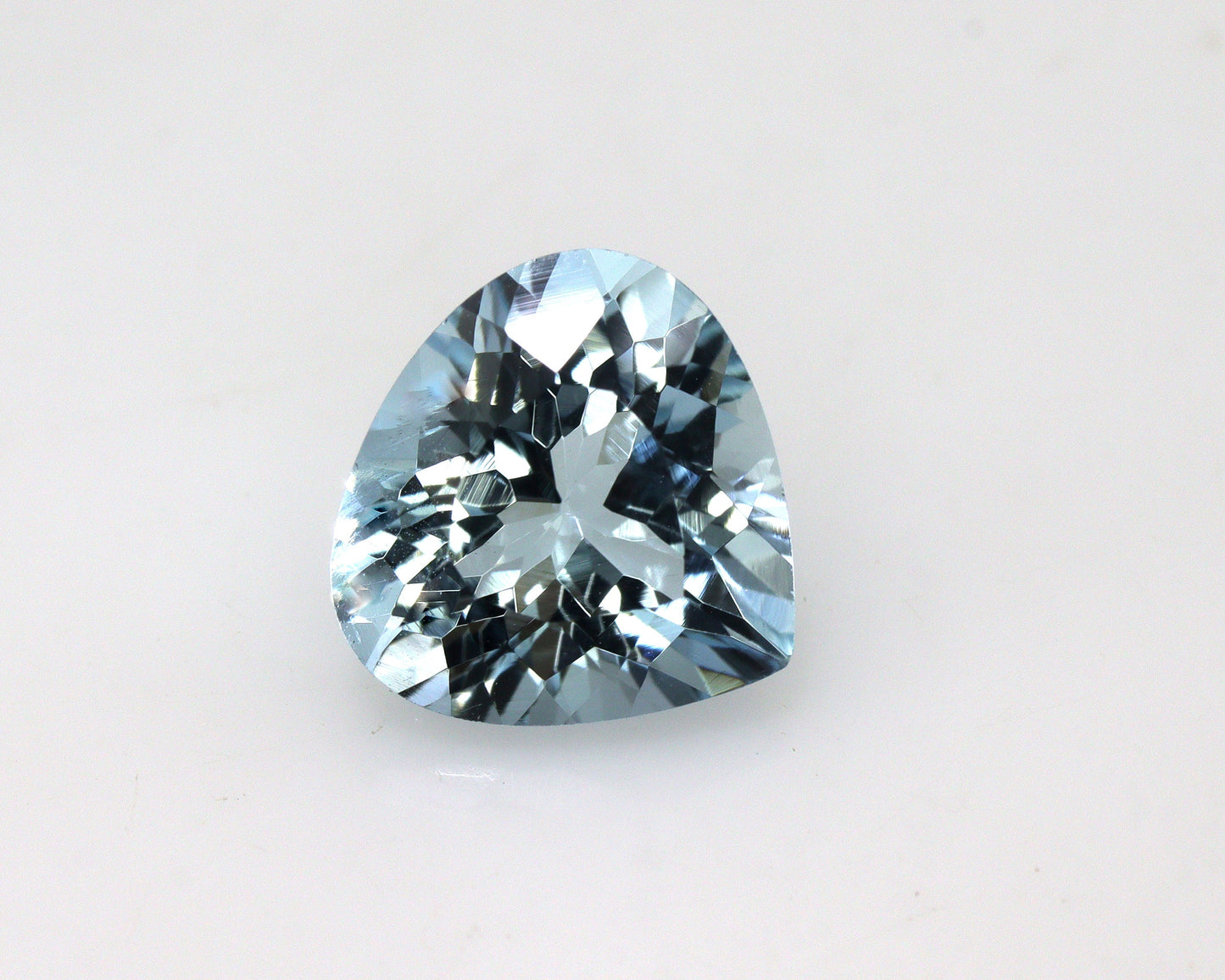 2 Ct Aquamarine Heart Cut 9x8.8 mm | AAA Natural Blue Gemstone | March Birthstone | Loose Aquamarine for Ring, Pendant, Necklace