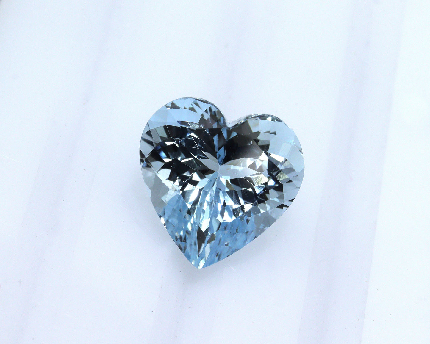 5.9 Ct AAA+ Natural Aquamarine Heart Cut | Blue, Eye Clean, Unheated Gemstone for Ring or Pendant