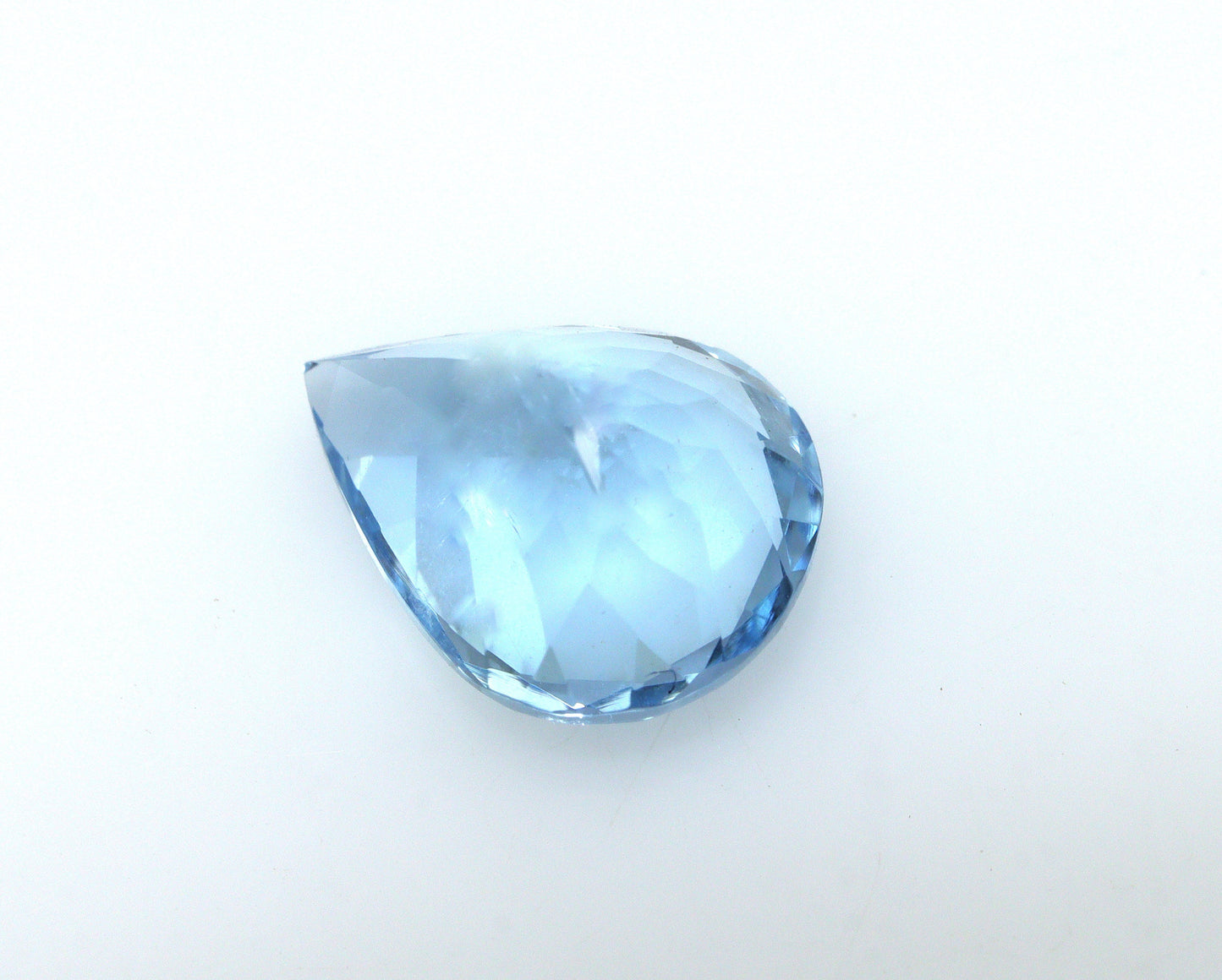Natural Pear Aquamarine 2.4 Ct | Dark Blue Aquamarine Gemstone | March Birthstone | Loose Aquamarine for Engagement Ring