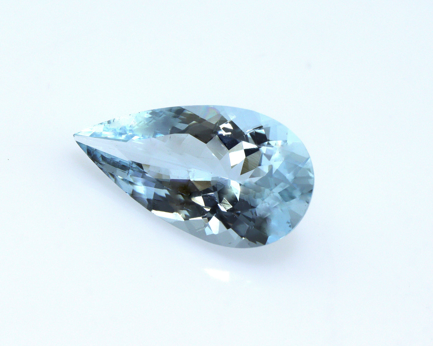 3.1 Ct Pear Cut Aquamarine Gemstone | AAA Natural Blue Aquamarine | Faceted March Birthstone | Loose Aquamarine for Ring or Necklace