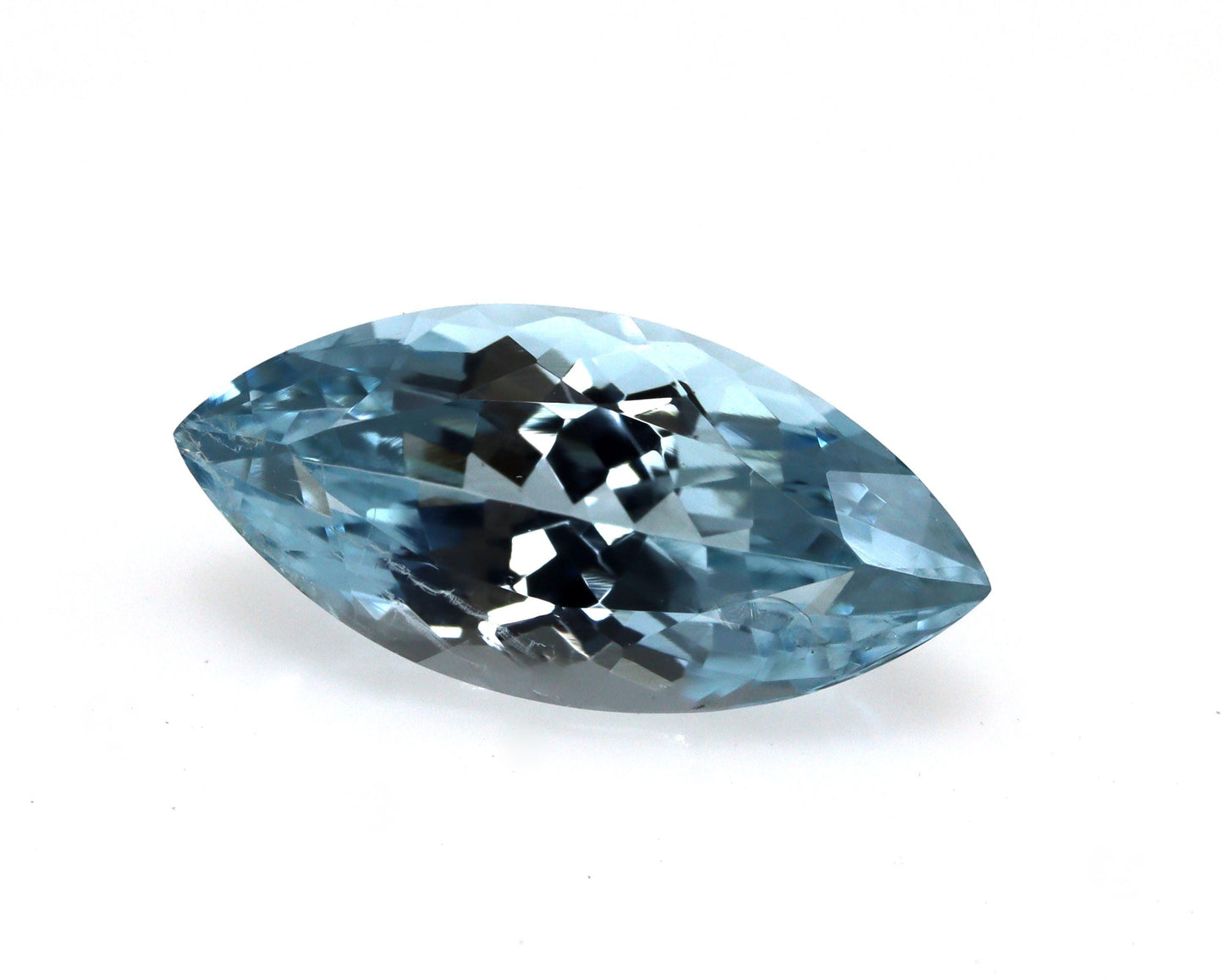 2.3 Ct AAA Aquamarine Marquise, medium blue, eye clean. Perfect for engagement rings, pendants & March Birthstone Jewelry