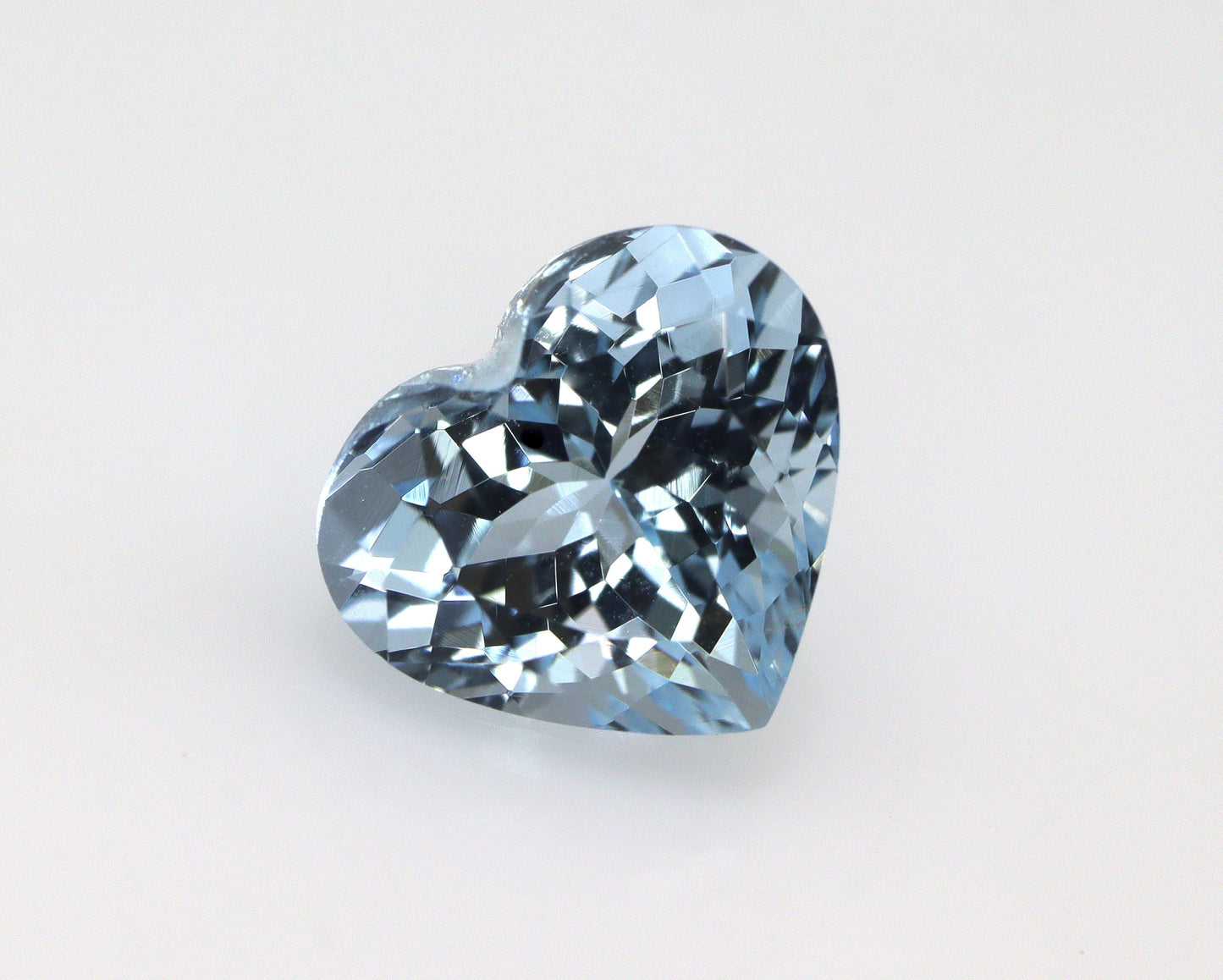 2.26 Ct AAA Natural Aquamarine Heart Cut Gemstone | Medium Blue | Eye Clean | Unheated & Untreated | March Birthstone Ring Necklace