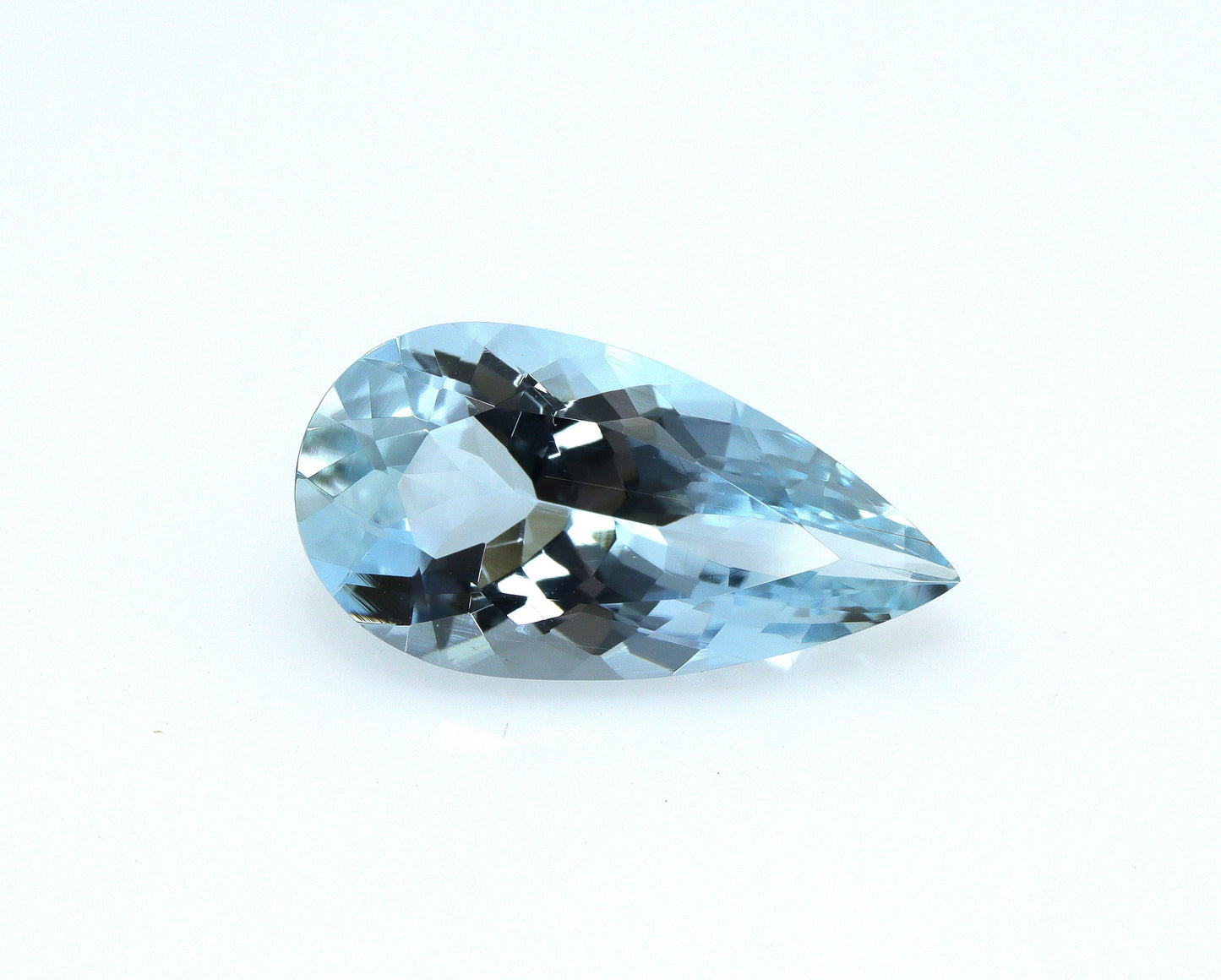 3.3 Cts AAA Natural AQUAMARINE Pear 15.5x8.1 mm, For Pear Shape Engagement Ring, Loose Aquamarine Gemstones