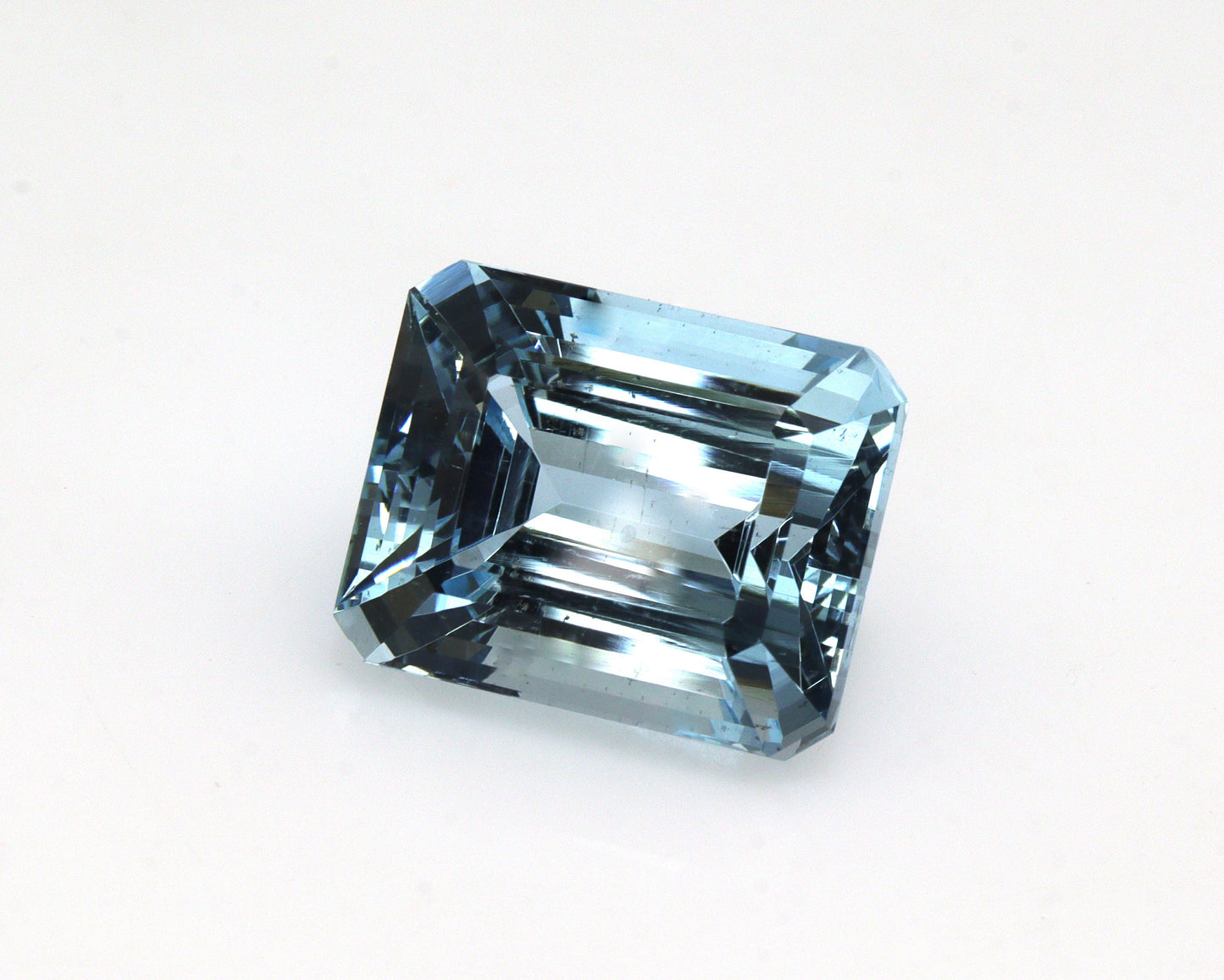8.1 Ct AAA Natural Aquamarine Emerald Cut Gemstone | Super Blue Aquamarine | March Birthstone | Large Ring or Pendant Stone