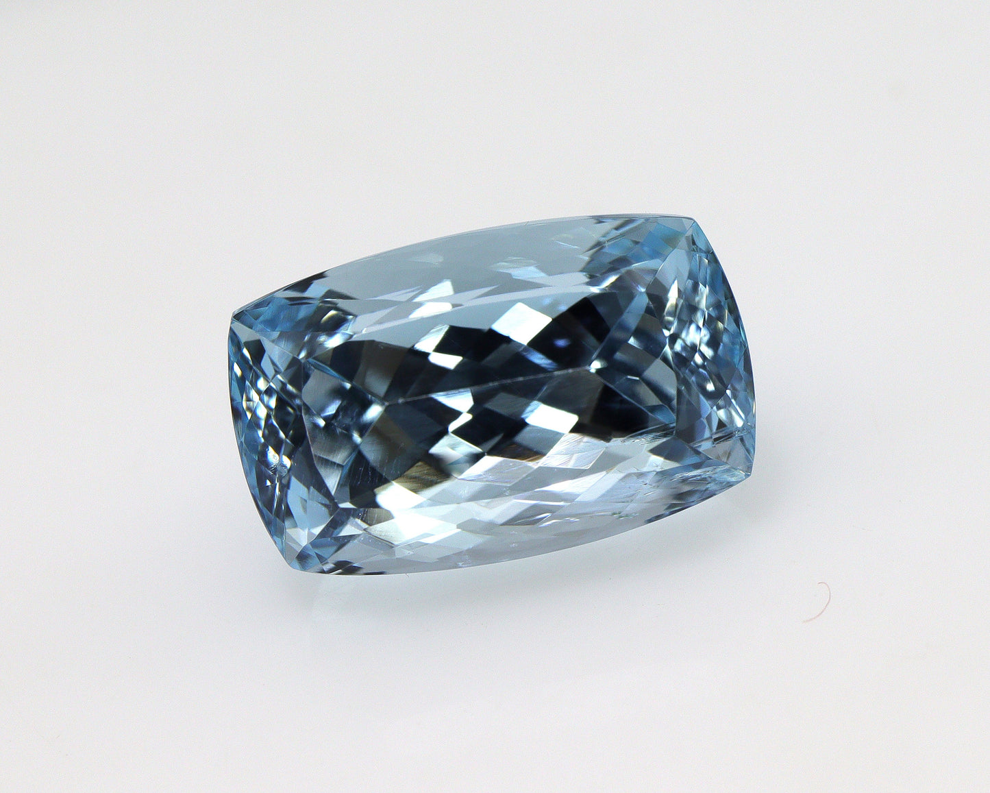 RARE! 9.1 Ct Natural Aquamarine Cushion Cut, AAA+ Medium to Dark Blue Gemstone, Big Aquamarine for Custom Fine Jewelry
