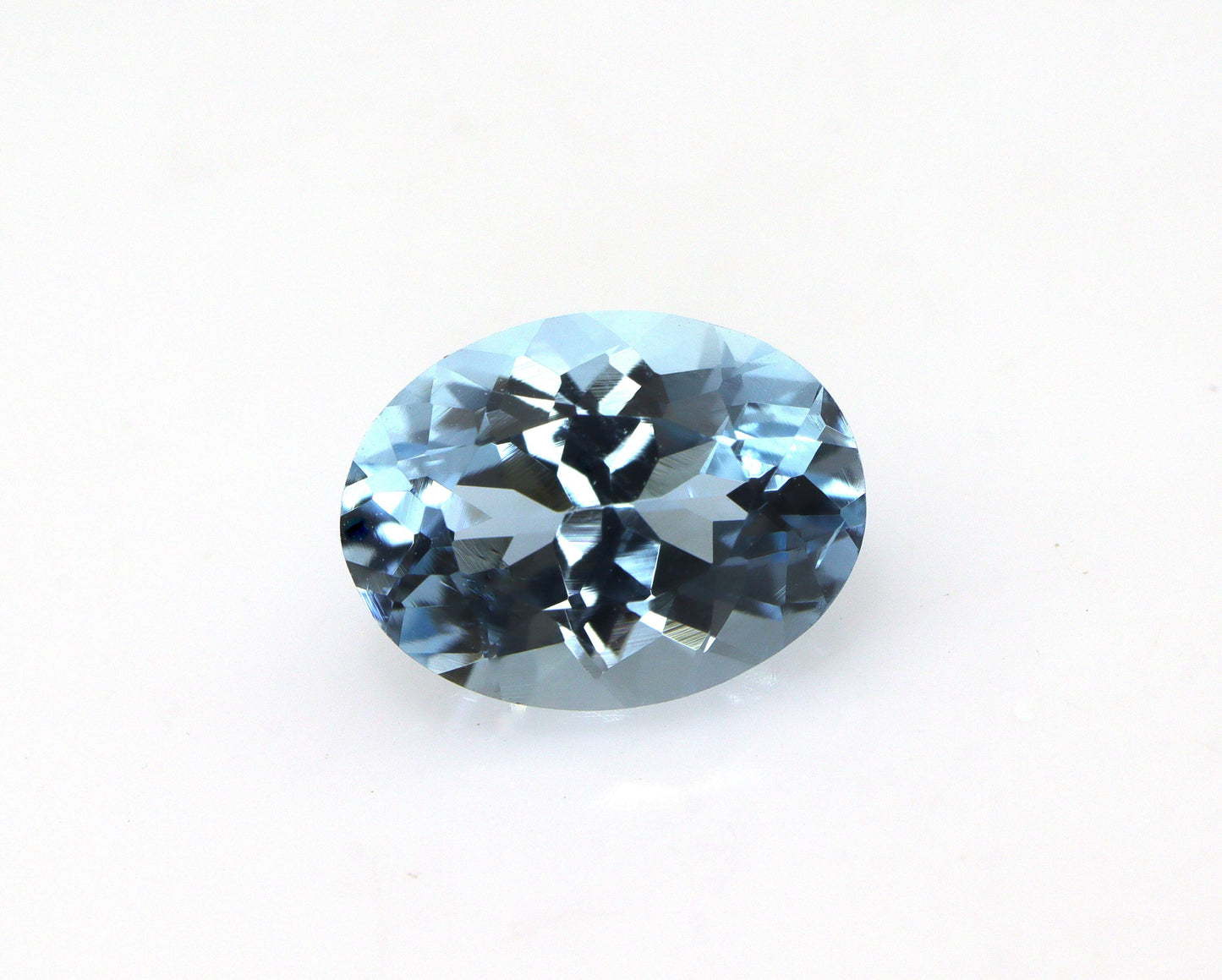 1.48 Ct Oval Aquamarine 8.6x6.5 mm | AAA+ Dark Blue Gemstone | March Birthstone | Loose Aquamarine for Ring, Pendant, Fine Jewelry