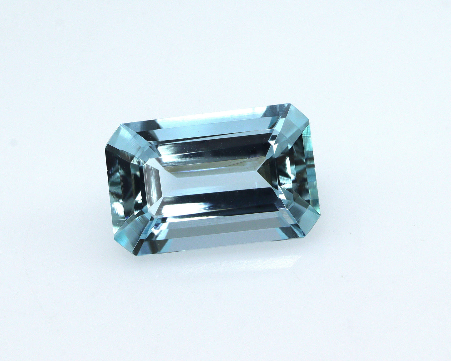 1.8 Ct AAA Natural Aquamarine Emerald Cut (9.3x6 mm) – Medium Blue Loose Gemstone | East-West Ring Stone