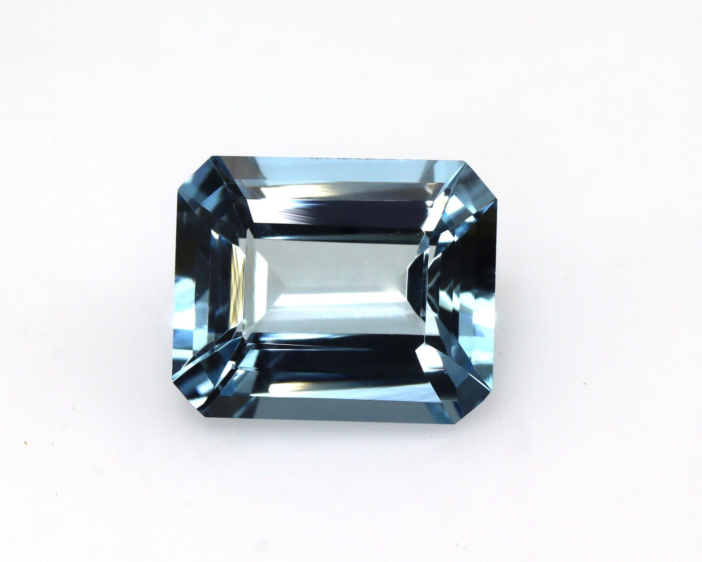 2.9 Ct AAA+ Aquamarine Emerald Cut 10x8 mm | Natural Blue Gemstone for Solitaire Ring, Wedding Ring, TOP GRADE!