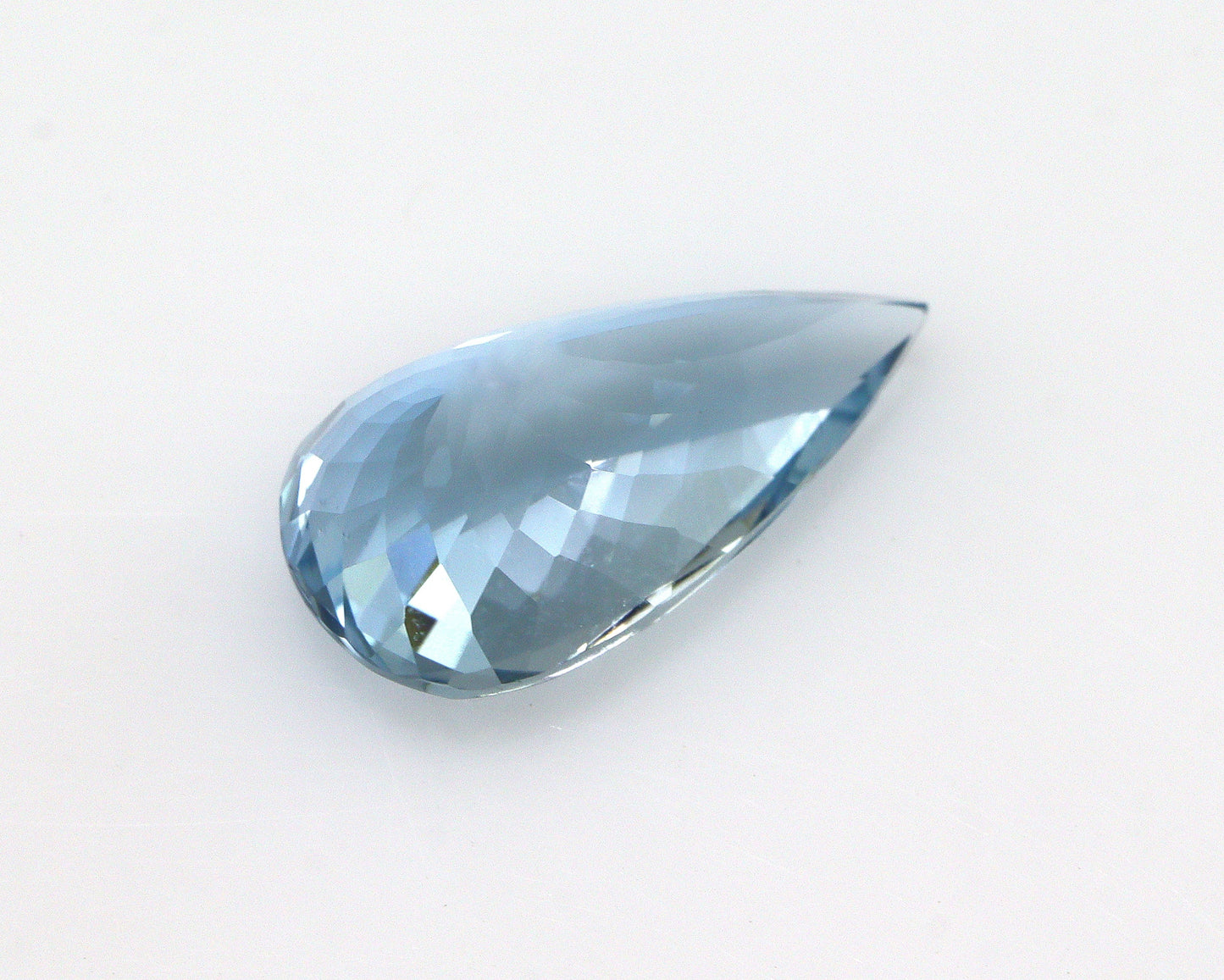 TOP BLUE! 3.9 Ct AAA+ Natural Aquamarine Pear Cut, Loose Aquamarine Gemstone, Pear Engagement Ring Stone