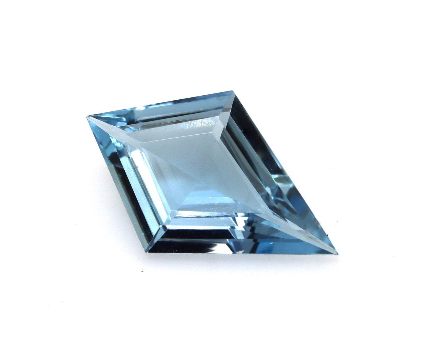 3 Ct AAA Aquamarine Kite Cut 19x11 mm | Exclusive Diamond Shape Natural Gemstone, Designer Cut for Custom Jewelry