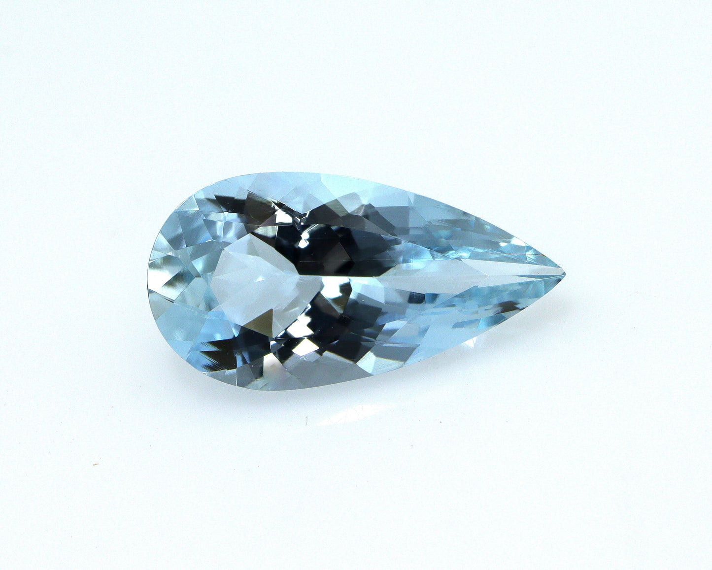 3.3 Cts AAA Natural AQUAMARINE Pear 15.5x8.1 mm, For Pear Shape Engagement Ring, Loose Aquamarine Gemstones