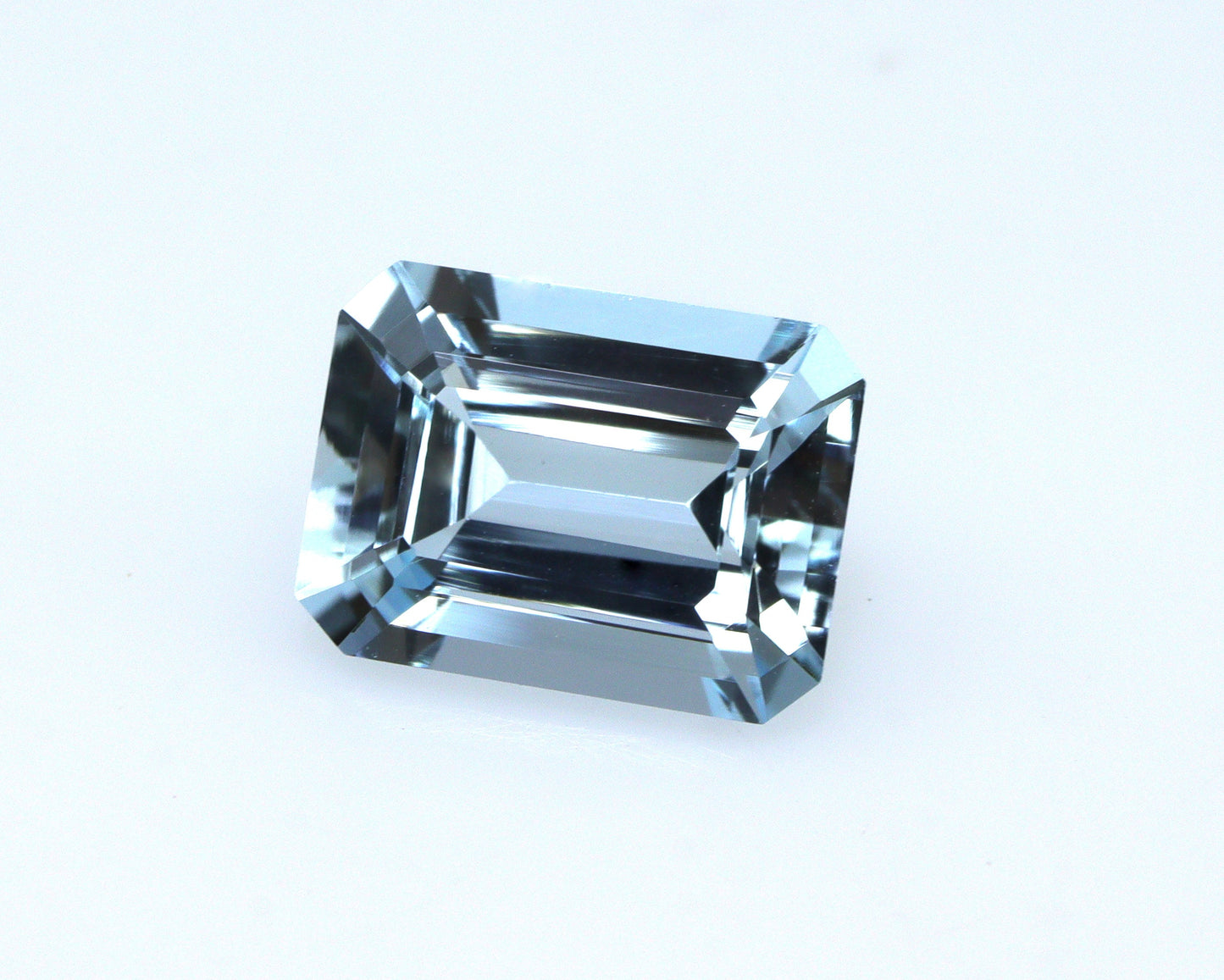 1.5 Ct Natural Aquamarine Emerald Cut | 8.3x6.3mm AAA Gemstone, Eye Clean Aquamarine for Ring or Necklace, March Birthstone, Ring Making Gem