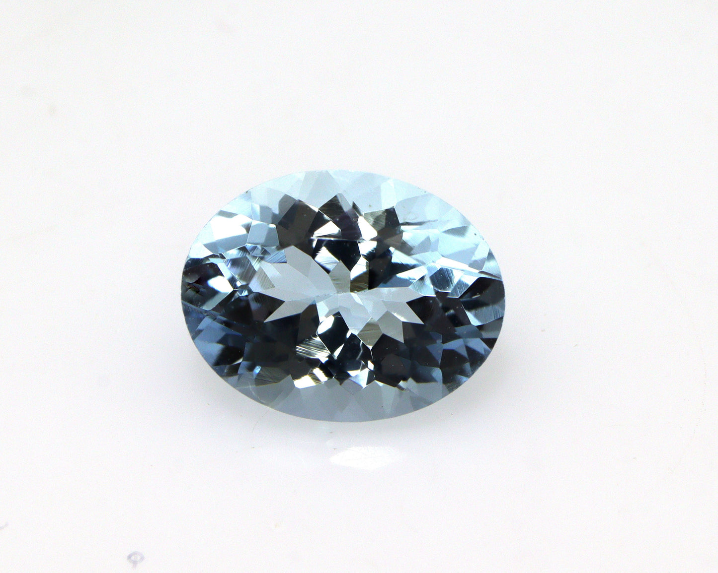 1.7 Ct Fine Blue Aquamarine Oval, 9x7mm Eye Clean Faceted Gem, For Ring or Necklace, Natural & Lustrous, Oval Cut Gemstone , Oval Ring
