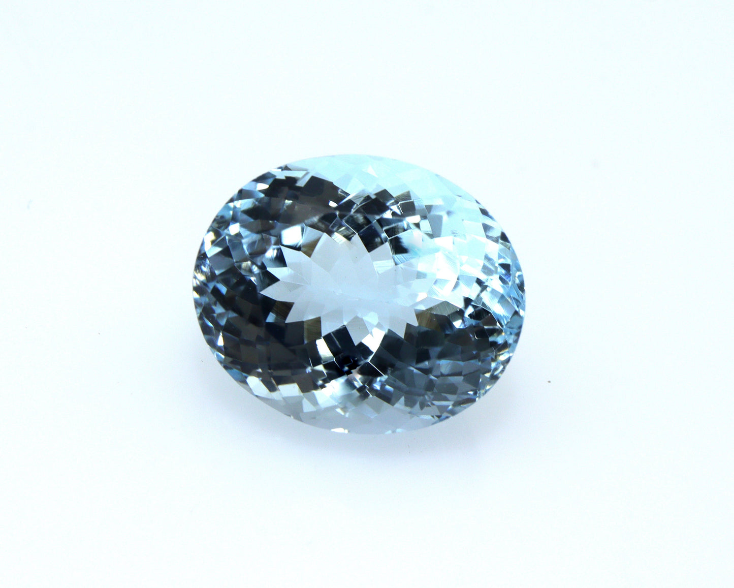 HIGH QUALITY! 5.4 Ct AAA+ Natural Aquamarine Oval, Medium-Dark Blue Loose Gemstone, Oval Cut Engagement Ring Stone