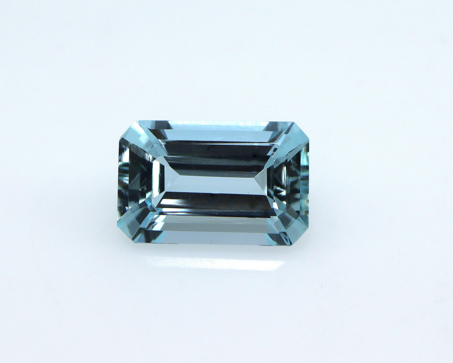 1.8 Ct AAA Natural Aquamarine Emerald Cut (9.3x6 mm) – Medium Blue Loose Gemstone | East-West Ring Stone