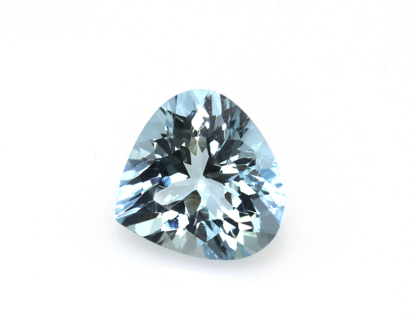 2 Ct Aquamarine Heart Cut 9x8.8 mm | AAA Natural Blue Gemstone | March Birthstone | Loose Aquamarine for Ring, Pendant, Necklace