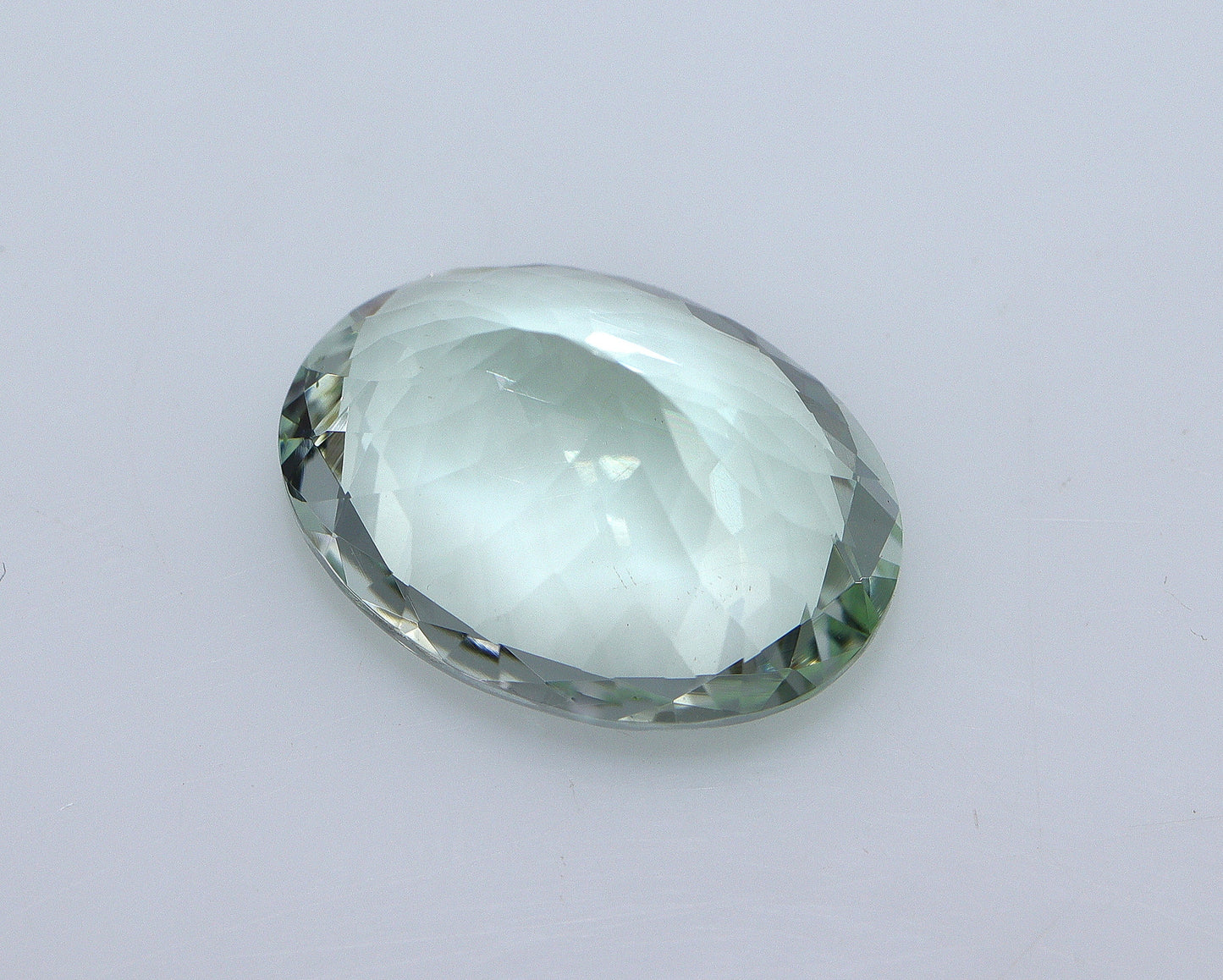 6.8 Ct Light Yellow Greenish Aquamarine Oval Cut | 15.4x11.5 mm Green Beryl Gem | Eye Clean | Rare Aquamarine Gem | Untreated Aquamarine