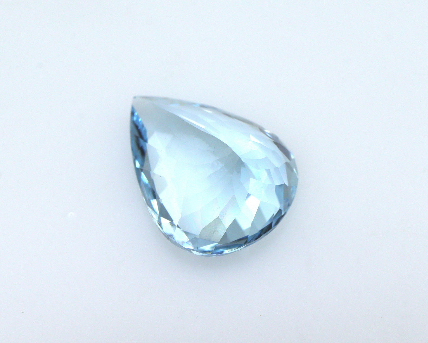 3.5 Ct Natural Aquamarine Pear – 12x9 mm AAA Medium Blue Gemstone, Eye Clean March Birthstone for Necklace or Engagement Ring