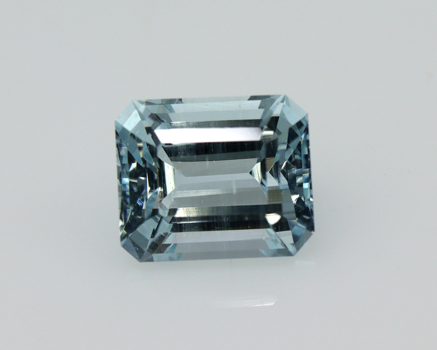 3 Ct Natural Aquamarine Emerald Cut 9.1x7.6 mm, Loose Light Blue March Birthstone, Aquamarine for Ring, AAA Grade Gemstone