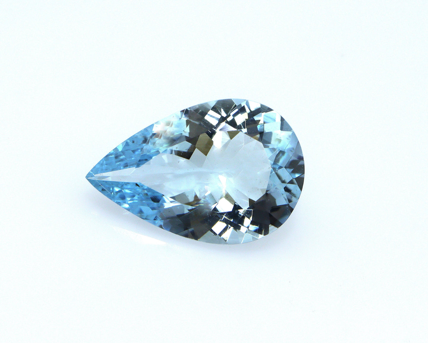 4.5 Ct Natural Aquamarine Pear Cut • AAA Medium Blue Aquamarine • Unheated Eye-Clean Gemstone • Pear Aquamarine for Engagement Ring