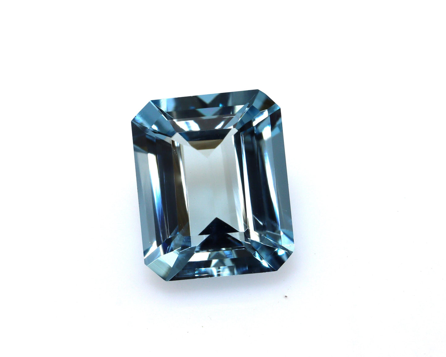 2.9 Ct AAA+ Aquamarine Emerald Cut 10x8 mm | Natural Blue Gemstone for Solitaire Ring, Wedding Ring, TOP GRADE!