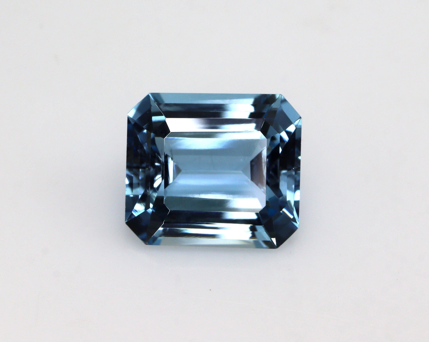 Santa Maria Aquamarine 4.45 Ct | 11x10 mm Dark Blue Emerald Cut Gemstone, Exclusive Natural Stone for Engagement Ring