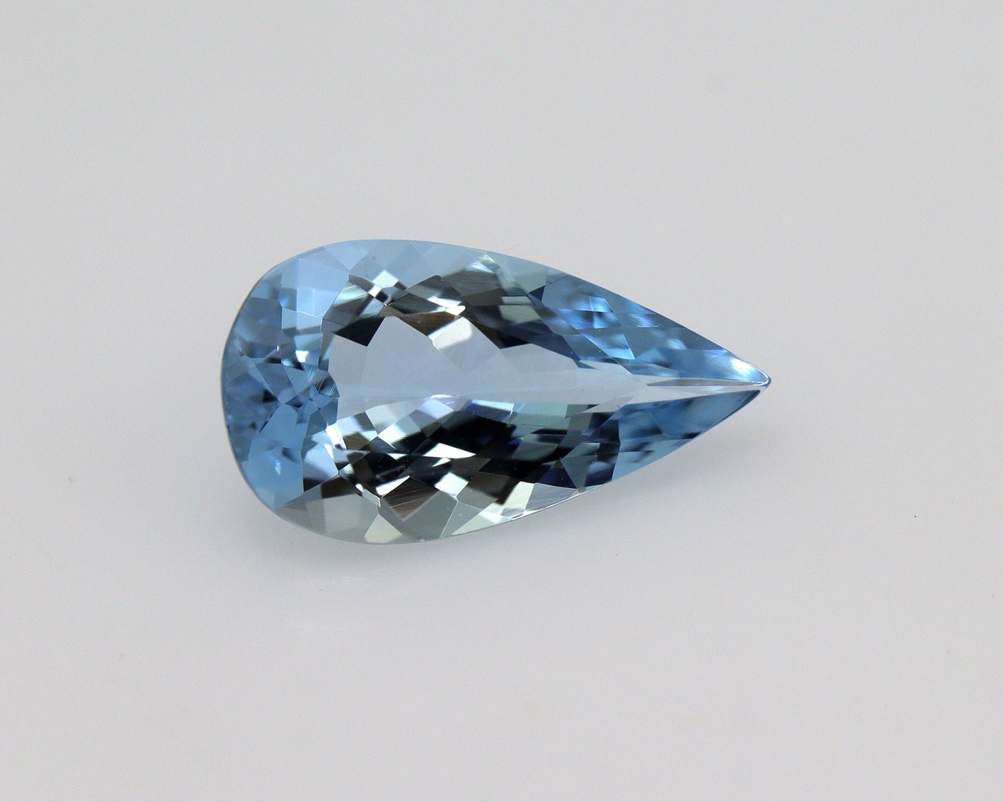 1.44 Ct Dark Blue Aquamarine Pear Cut | AAA Natural Loose Gemstone | March Birthstone | Aquamarine for Ring, Pendant, Christmas Gift