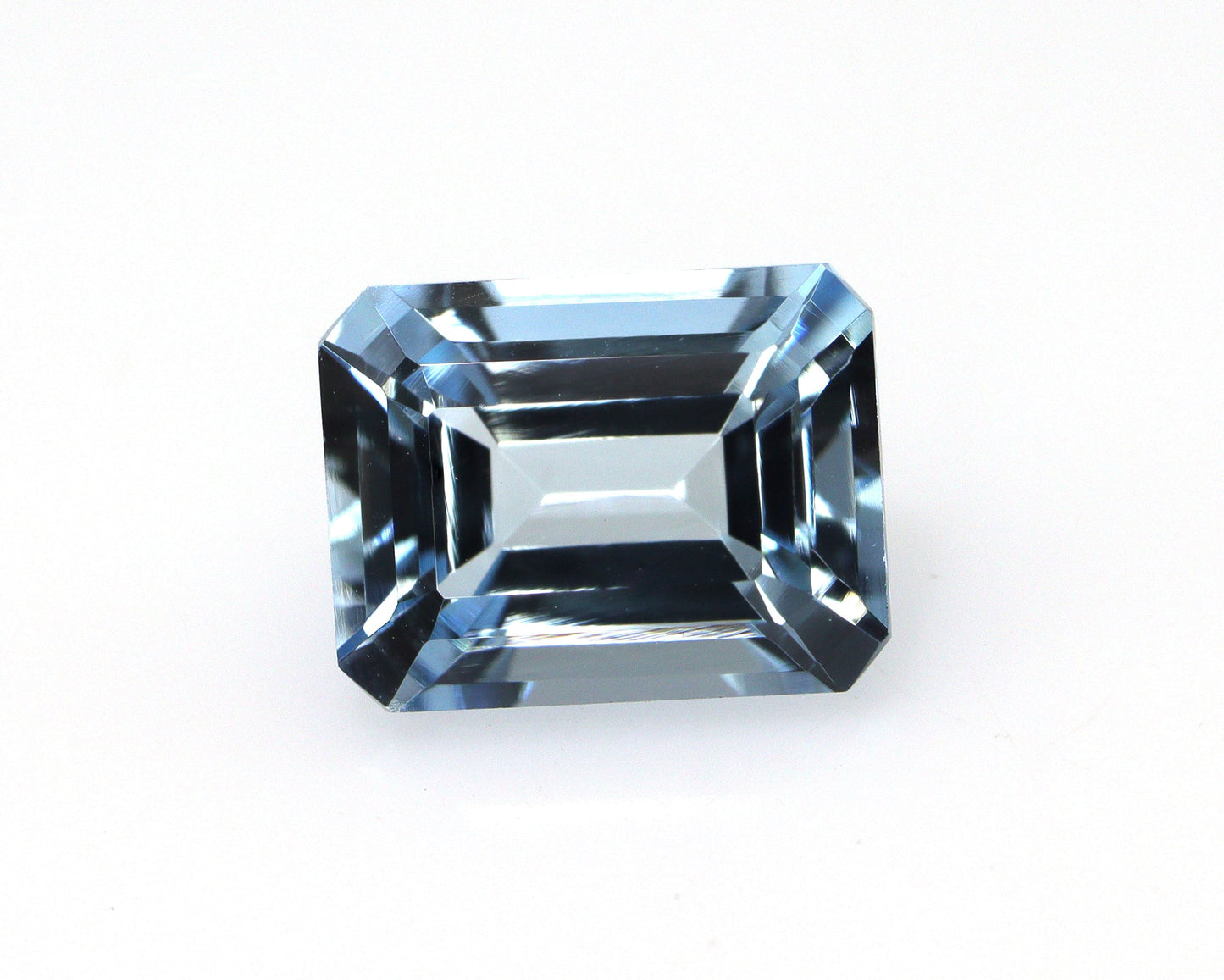 SUPER QUALITY 1.25 Ct AAA Natural Aquamarine Emerald Cut | 7.3x5.6 mm Octagon Loose Gemstone | Medium Blue Aquamarine for Custom Ring