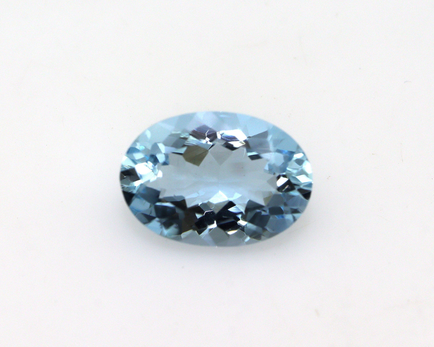 2 Ct Aquamarine Oval 10.4x7.4 mm | AAA+ Top Blue Gemstone | March Birthstone | Natural Loose Aquamarine for Ring, Pendant, Necklace