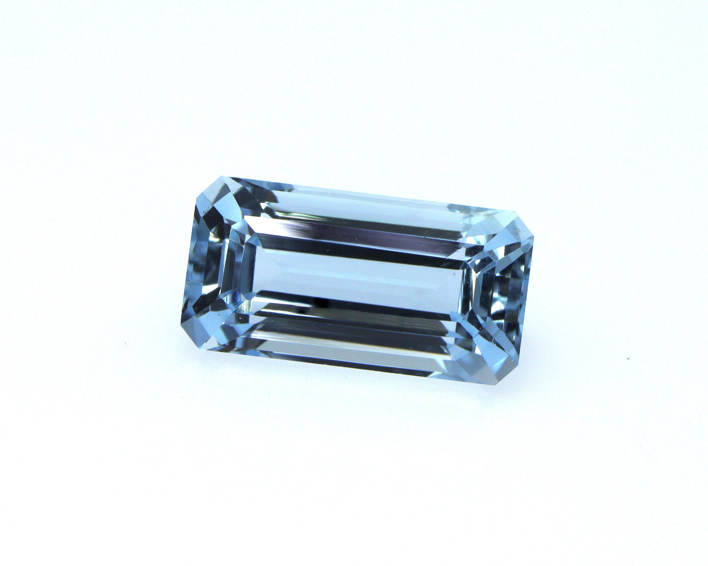 2.6 Ct Aquamarine Baguette Cut Gemstone, Vibrant Blue 11.2x5.8 mm Aquamarine, AAA Rectangle Aquamarine for Pendant or Ring